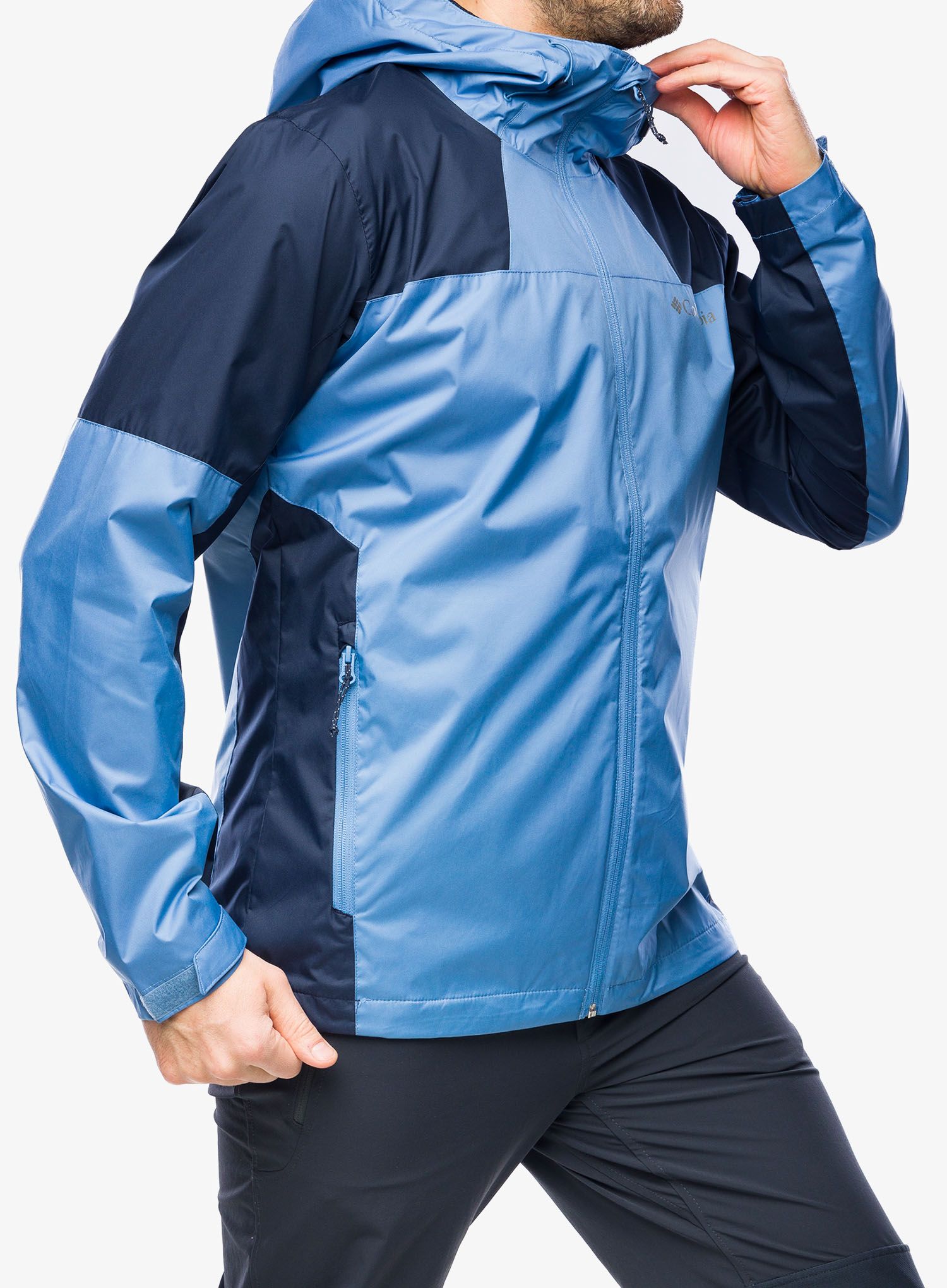 Nepremočljiva jakna Columbia Inner Limits III Jacket - skyler/collegiate navy