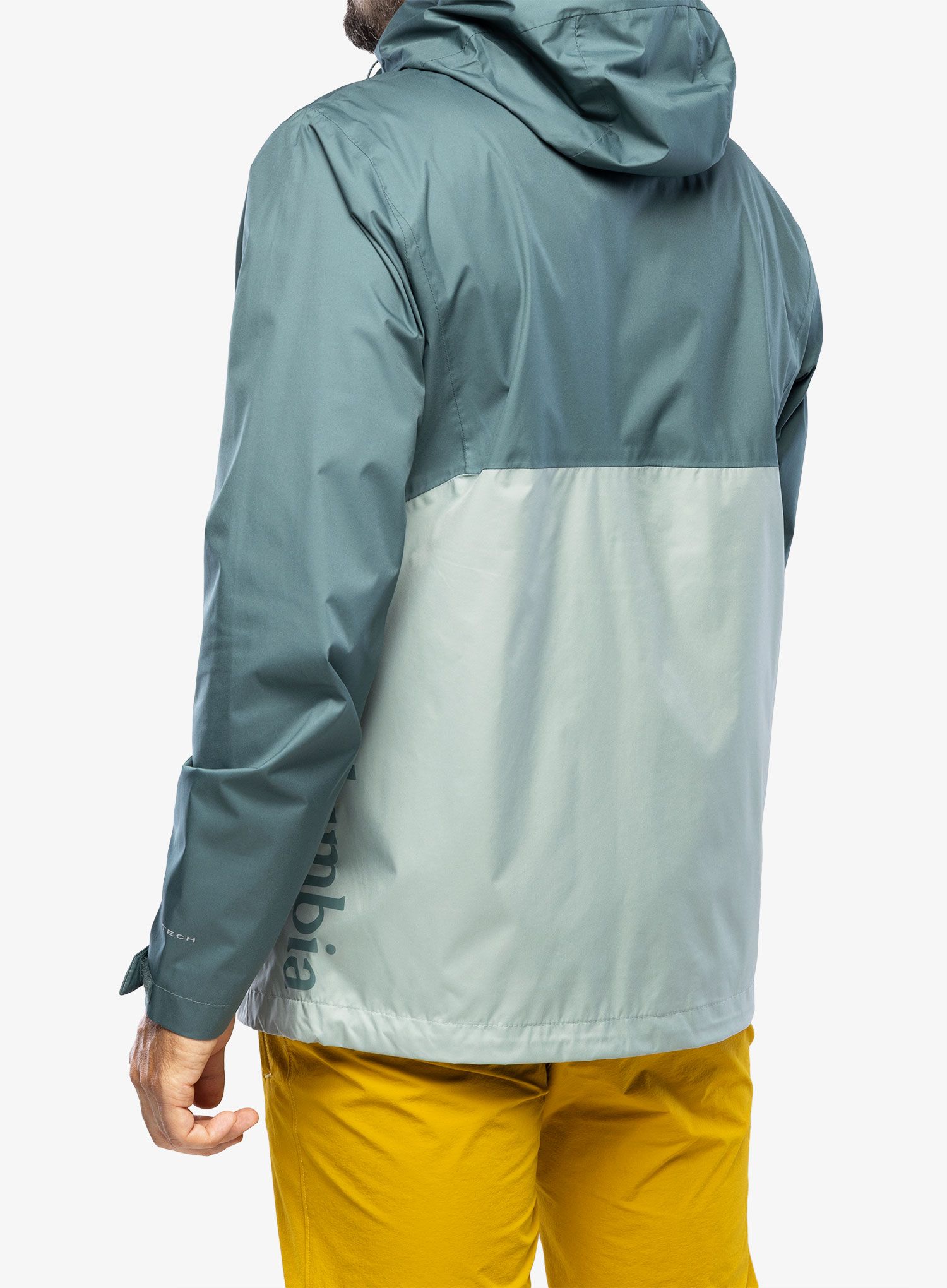 Moška dežna jakna Columbia Inner Limits II Jacket - niagara/metal