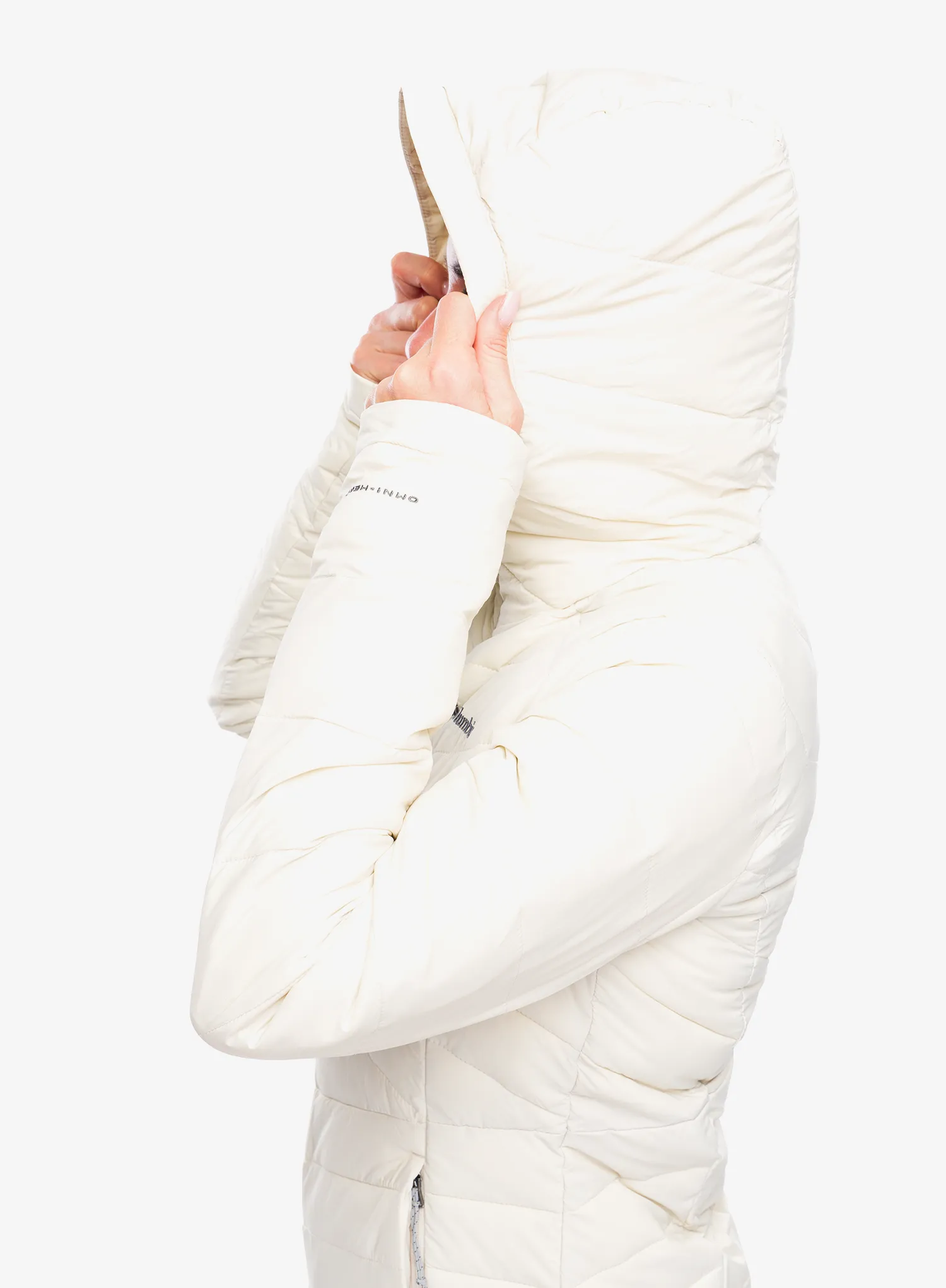 Ženska jakna Columbia Joy Peak II Hooded Jacket - dark stone