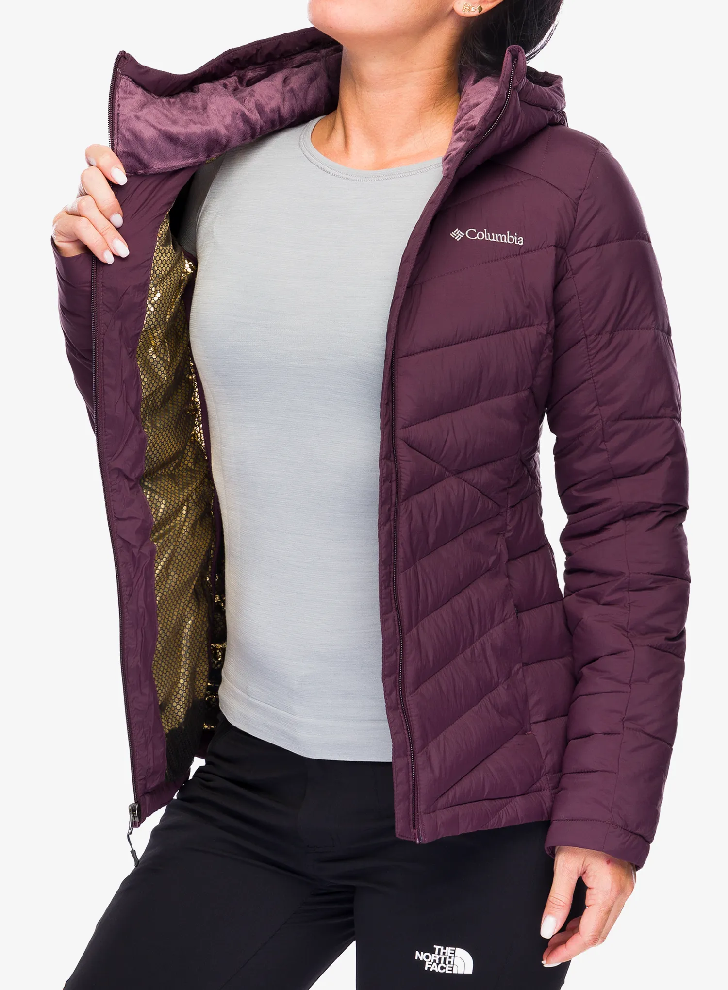 Ženska jakna Columbia Joy Peak II Hooded Jacket - moonvista