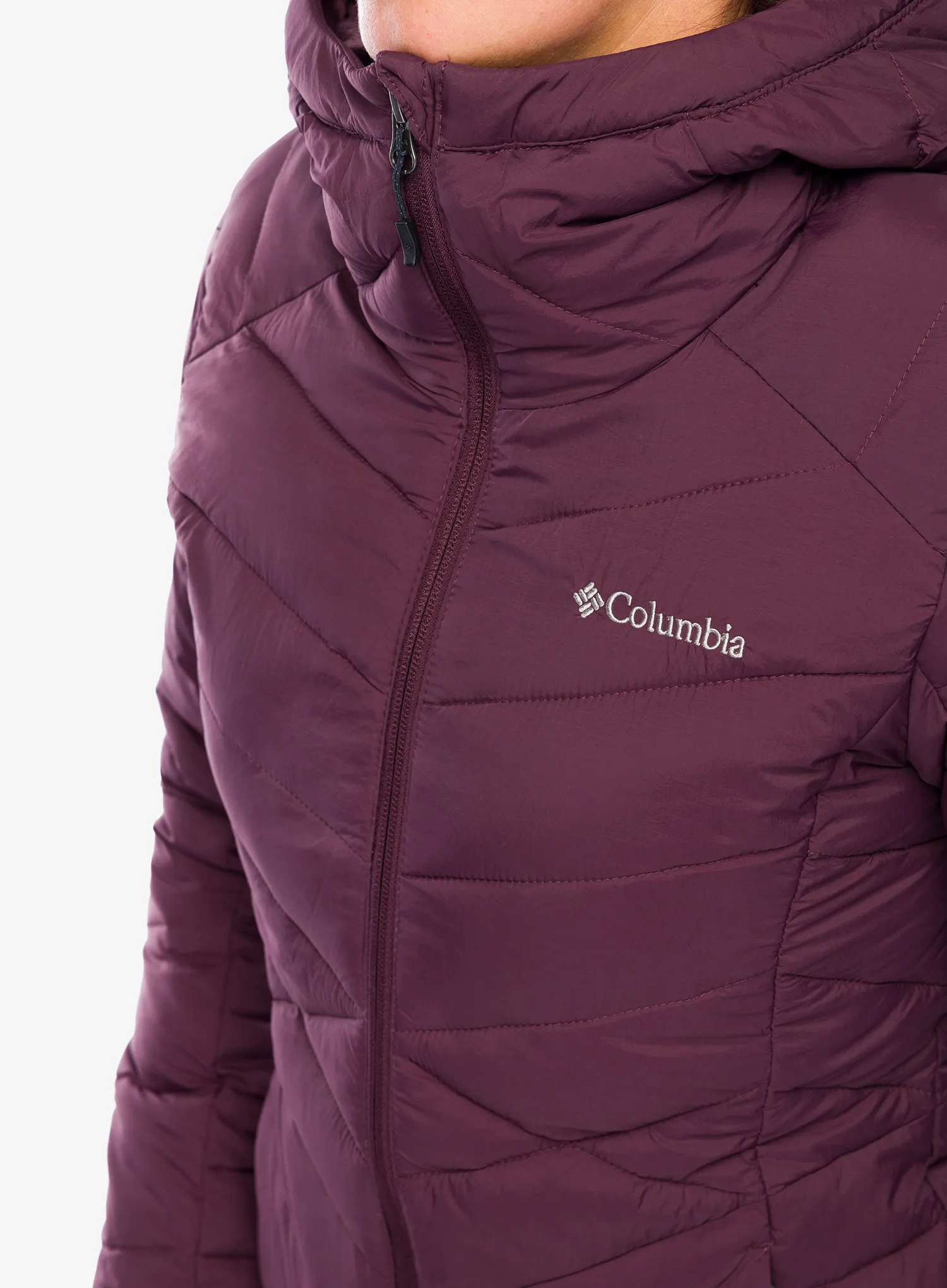 Ženska jakna Columbia Joy Peak II Hooded Jacket - moonvista