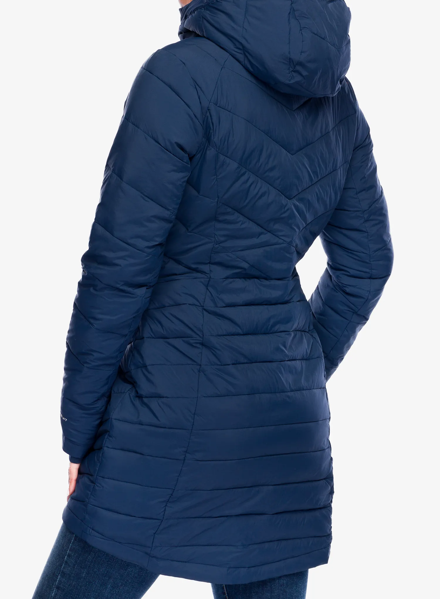 Ženski plašč Columbia Joy Peak II Mid Jacket - collegiate navy/snowdrift/blue