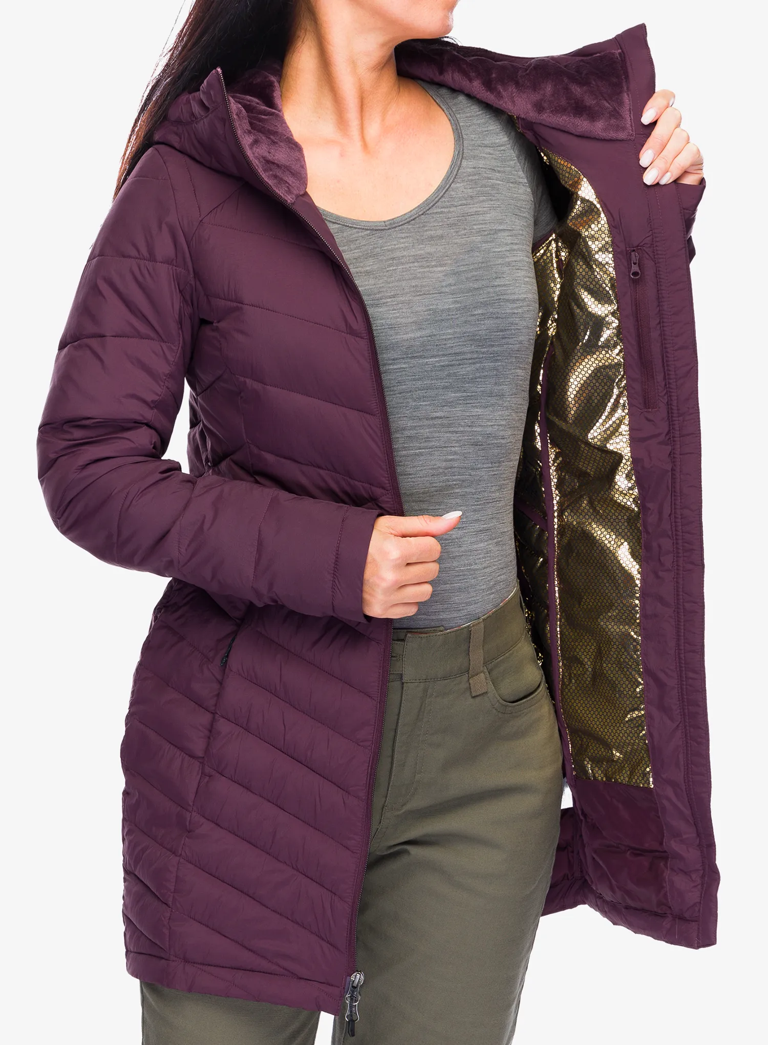 Ženski plašč Columbia Joy Peak II Mid Jacket - moonvista