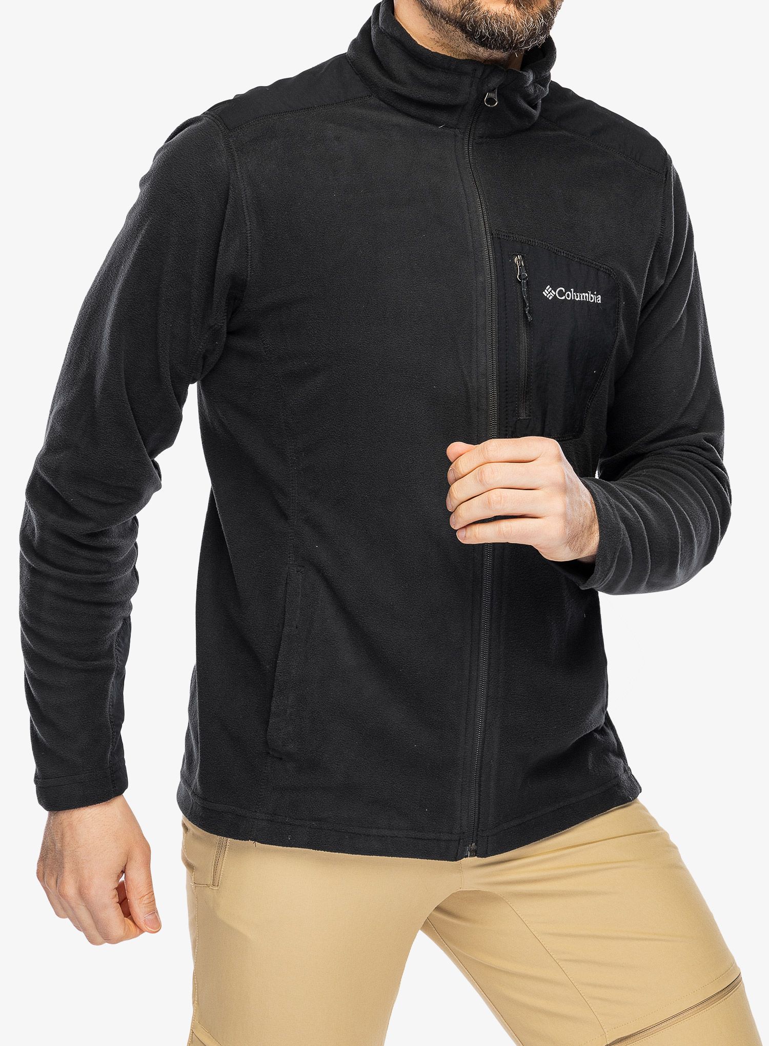 Moška jopica Columbia Klamath Range Full Zip - black