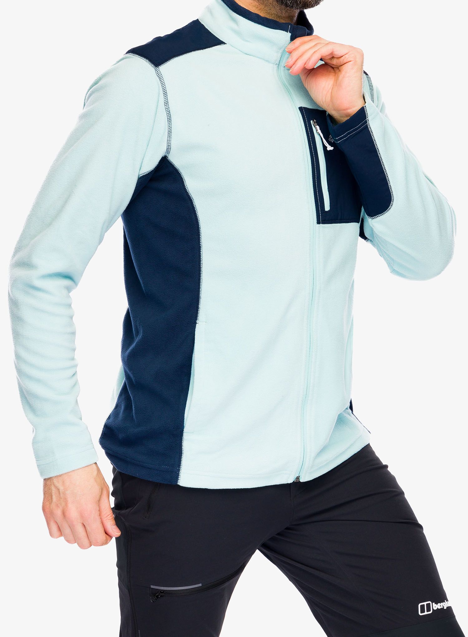 Flis Columbia Klamath Range Full Zip - spray/collegiate navy