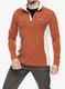 Jopica z zadrgo Columbia Klamath Range II Half Zip - auburn/dark stone