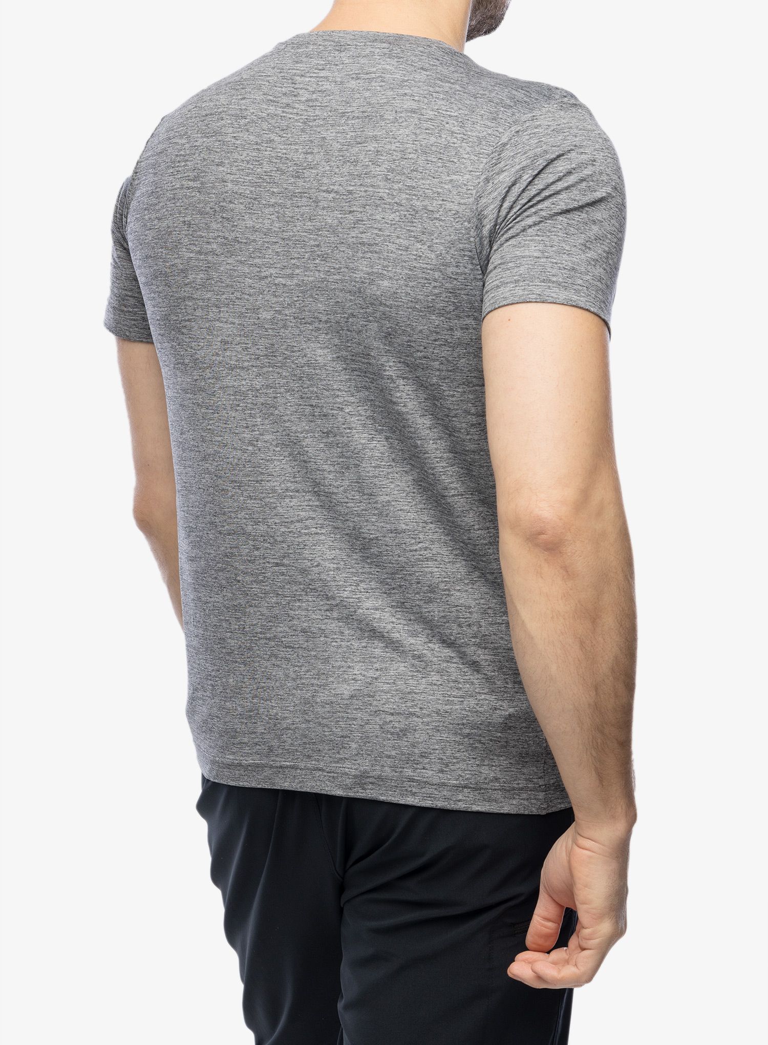 Športna majica Columbia Kwick Hike Graphic SS Tee - black/csc box treeline