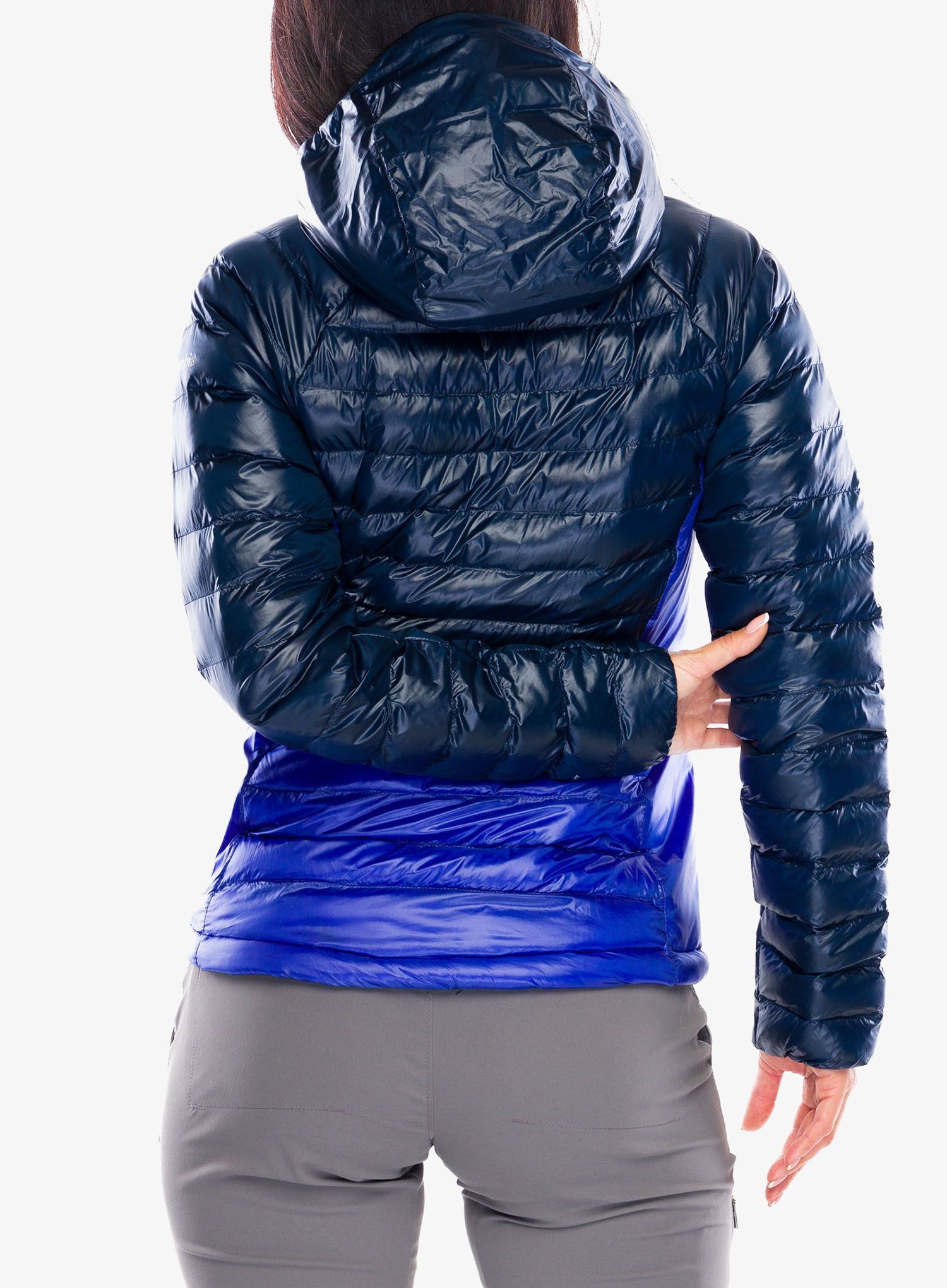 Ženska jakna Columbia Labyrinth Loop II Hooded Jacket - collegiate navy/clematis blue