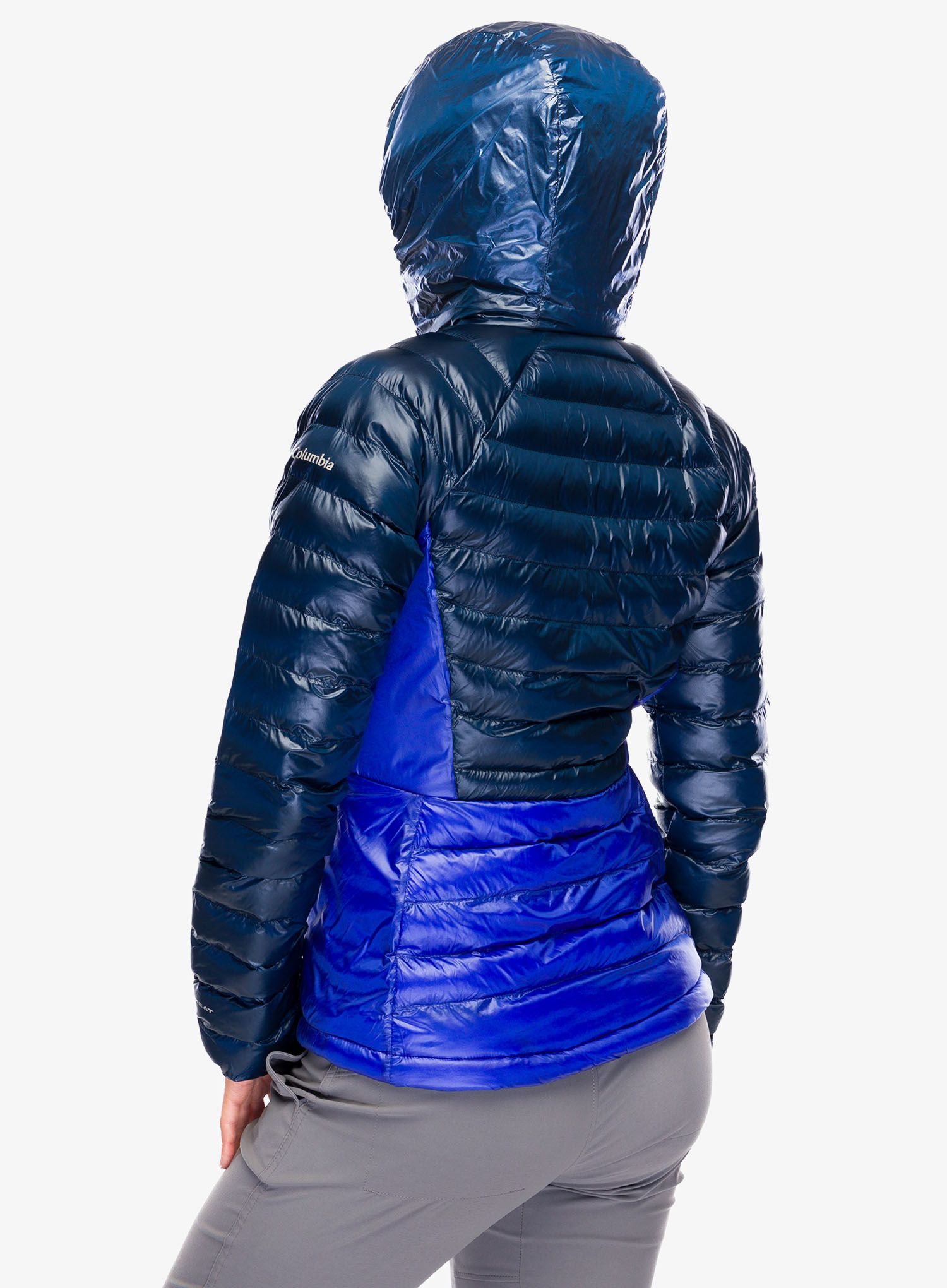 Ženska jakna Columbia Labyrinth Loop II Hooded Jacket - collegiate navy/clematis blue