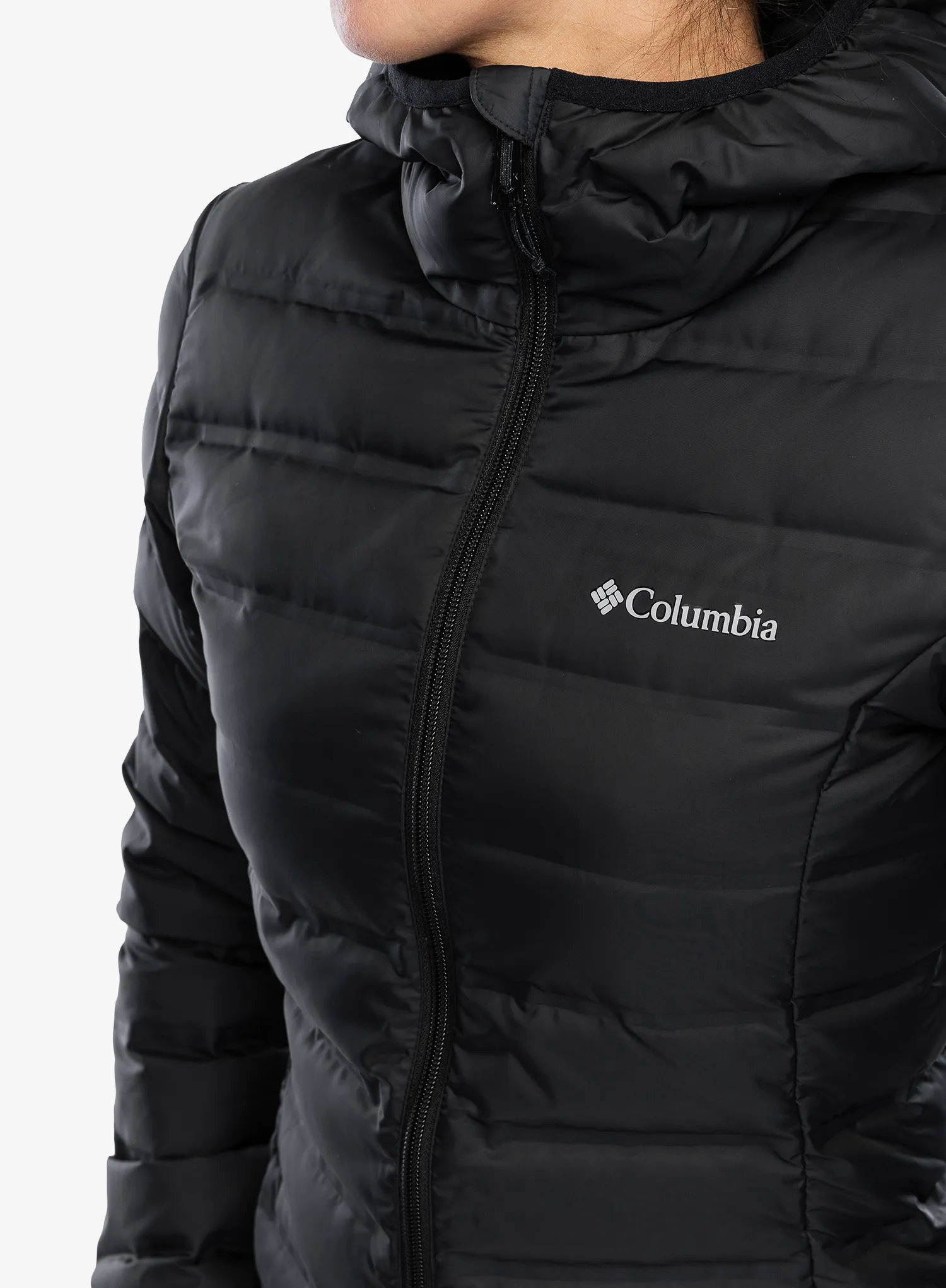 Puhast plašč Columbia Lake 22  II Down Long Hooded Jacket - black