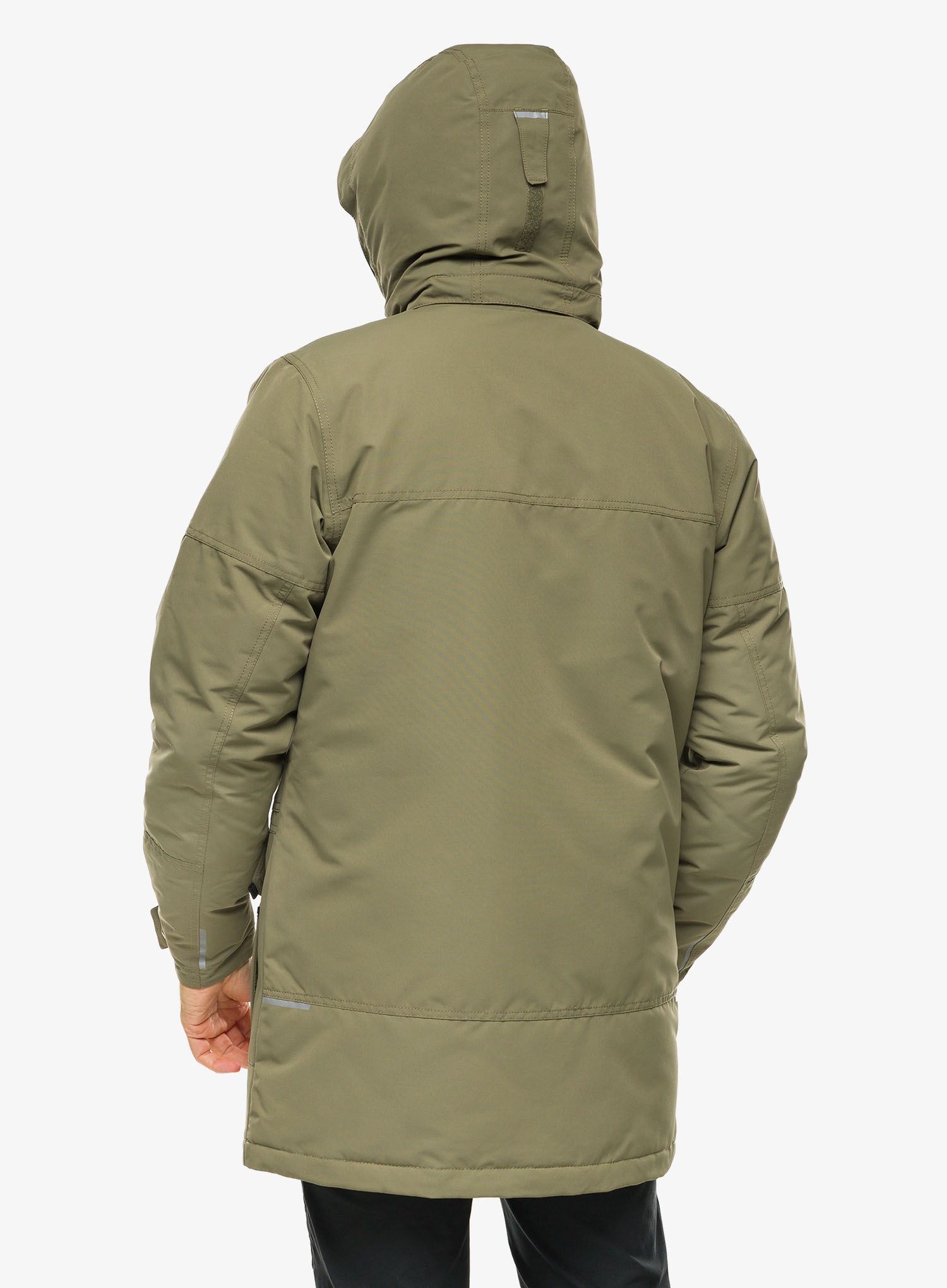 Puhast plašč Columbia Landroamer Down Parka - stone green