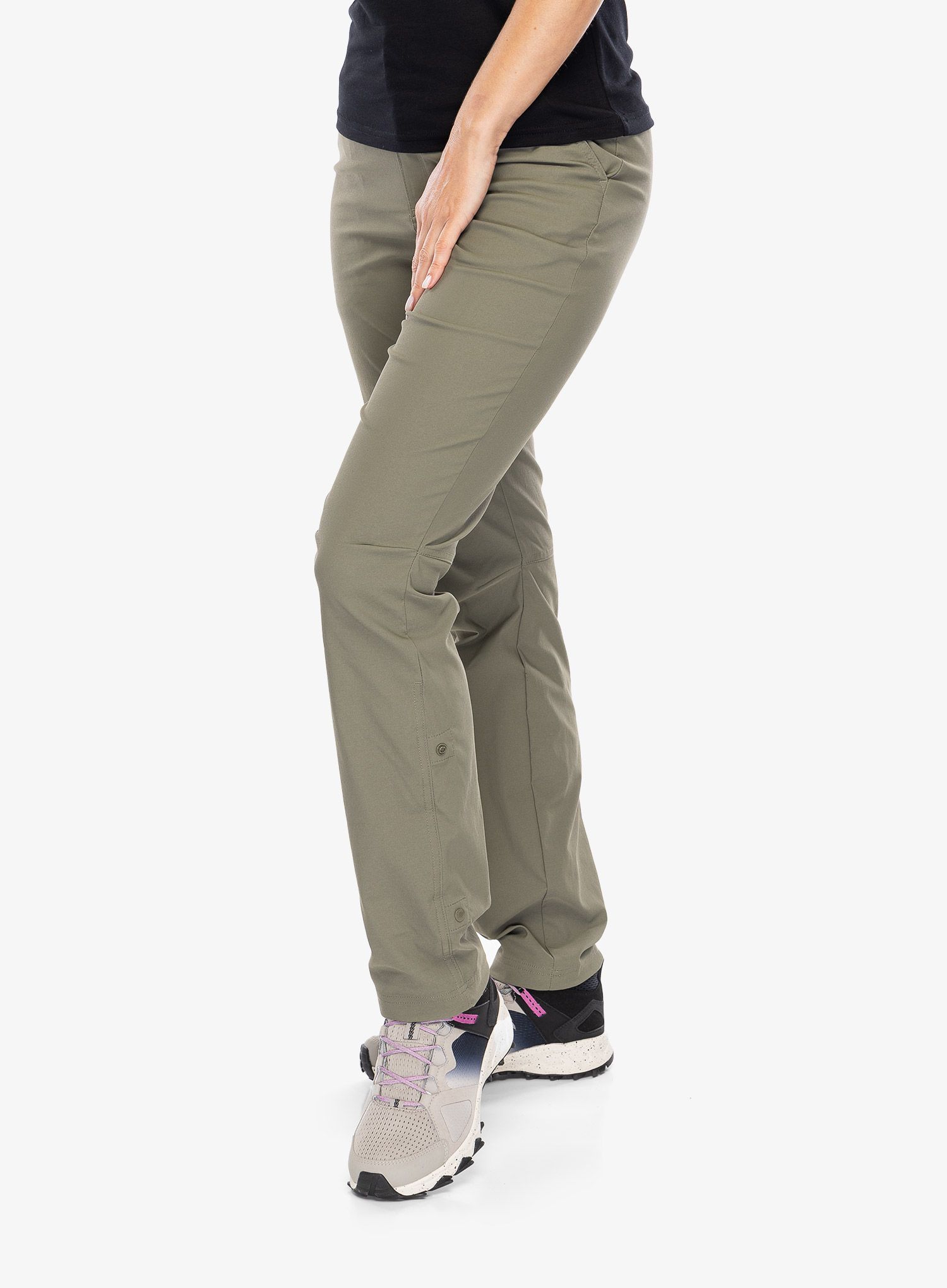 Ženske hlače Columbia Leslie Falls Pant II - stone green