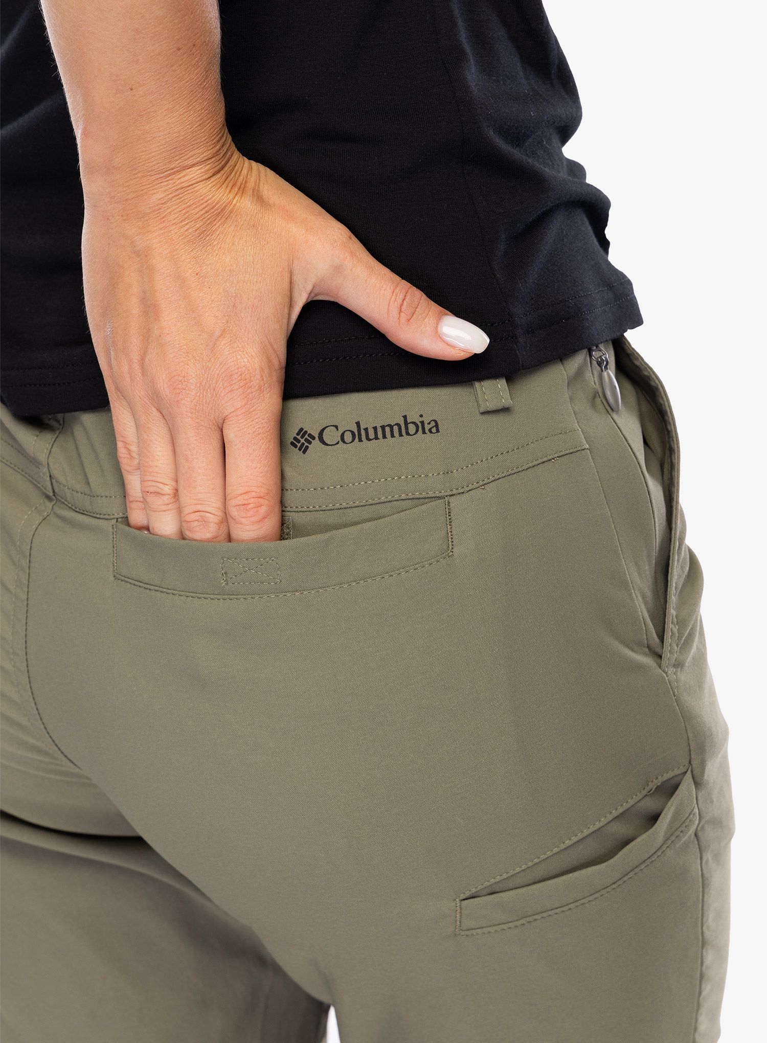 Ženske hlače Columbia Leslie Falls Pant II - stone green
