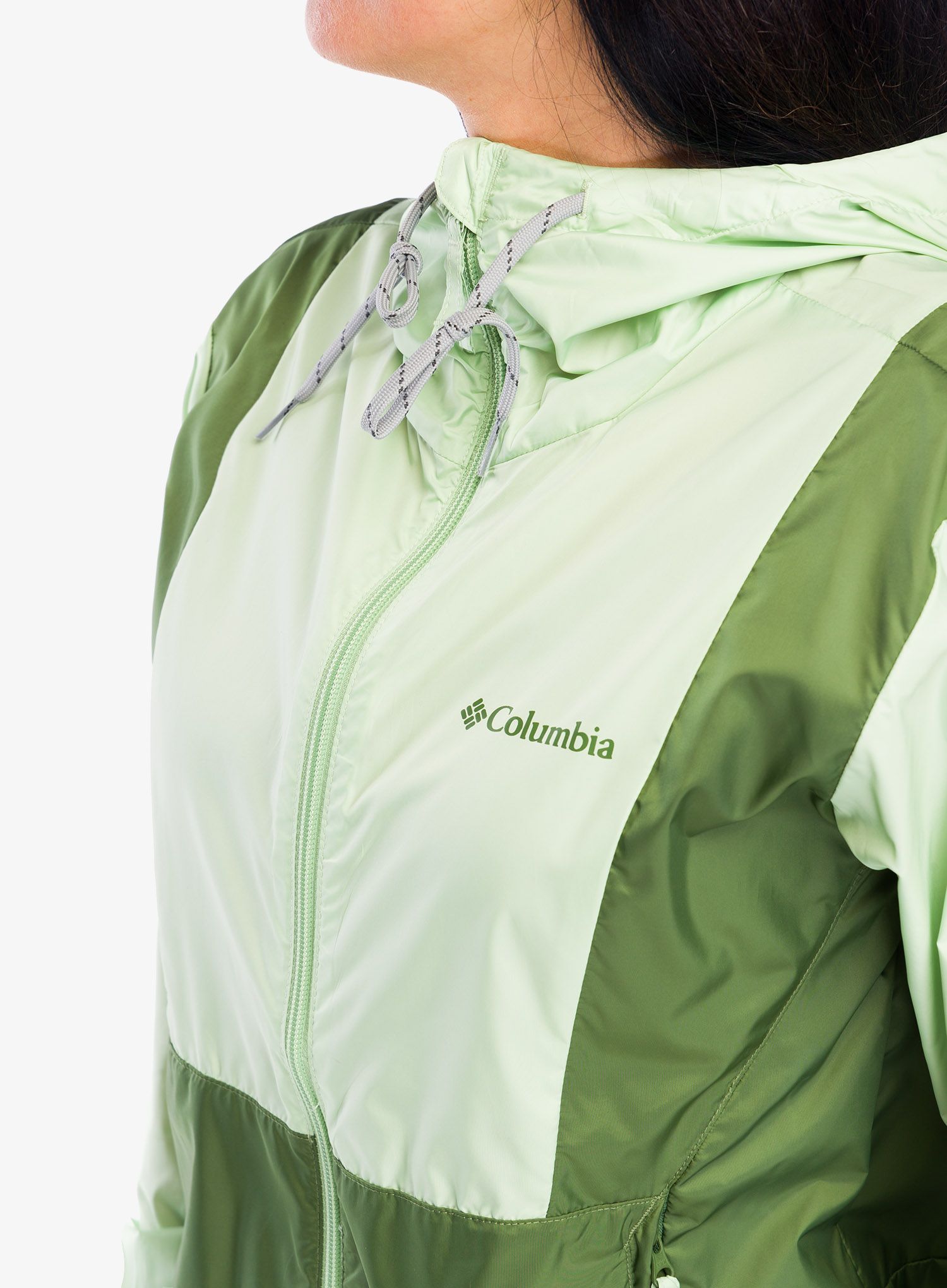 Ženska vetrovka Columbia Lily Basin Jacket - sage leaf/canteen