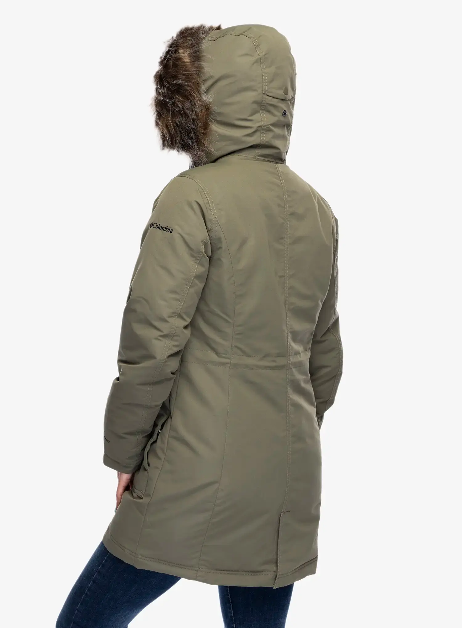 Ženski plašč Columbia Little Si II Insulated Parka - stone green