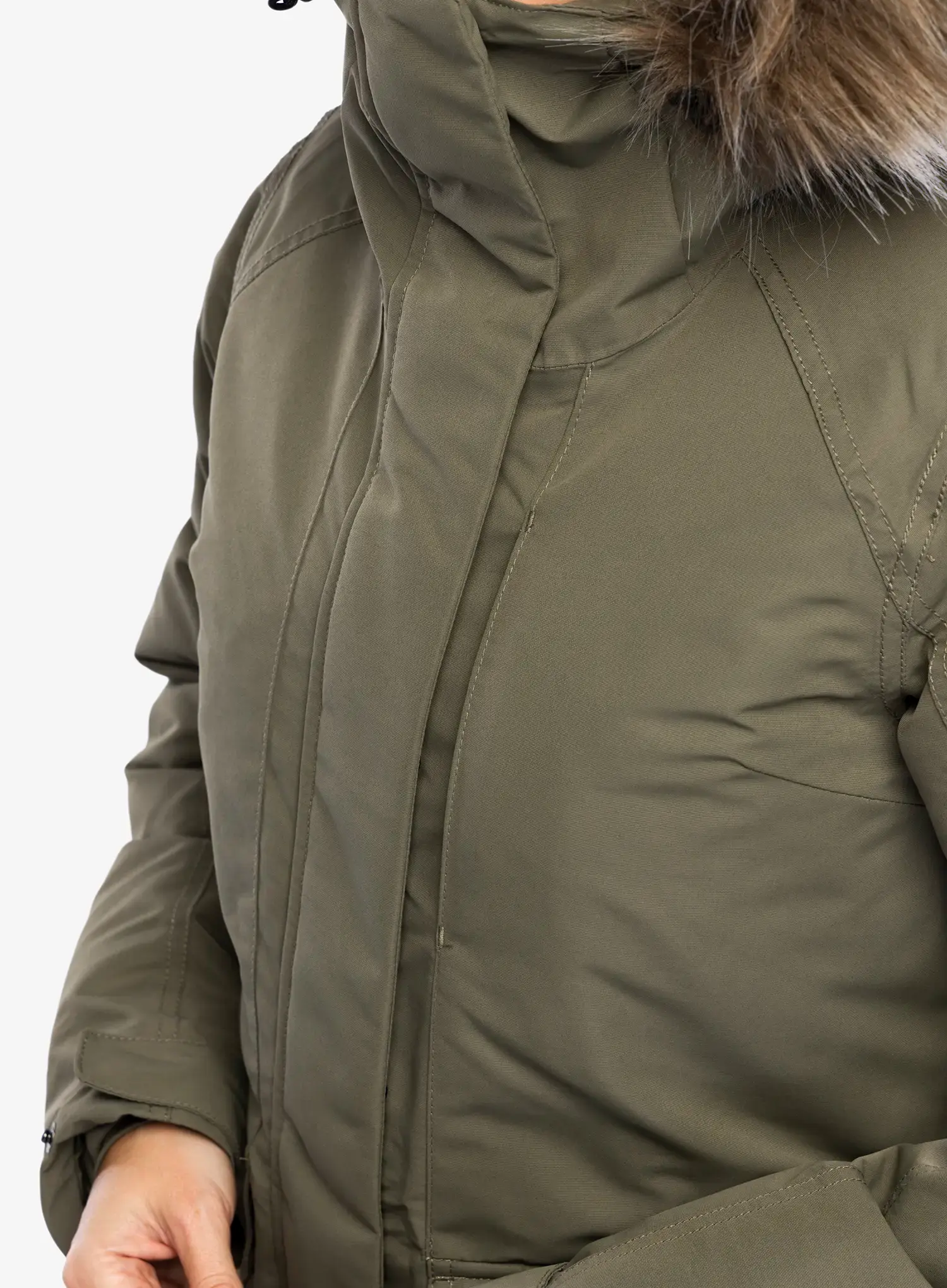 Ženski plašč Columbia Little Si II Insulated Parka - stone green