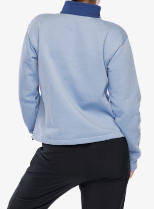 Ženska jopica brez kapuce Columbia Lodge Quarter Zip - whisper/eve/nocturnal