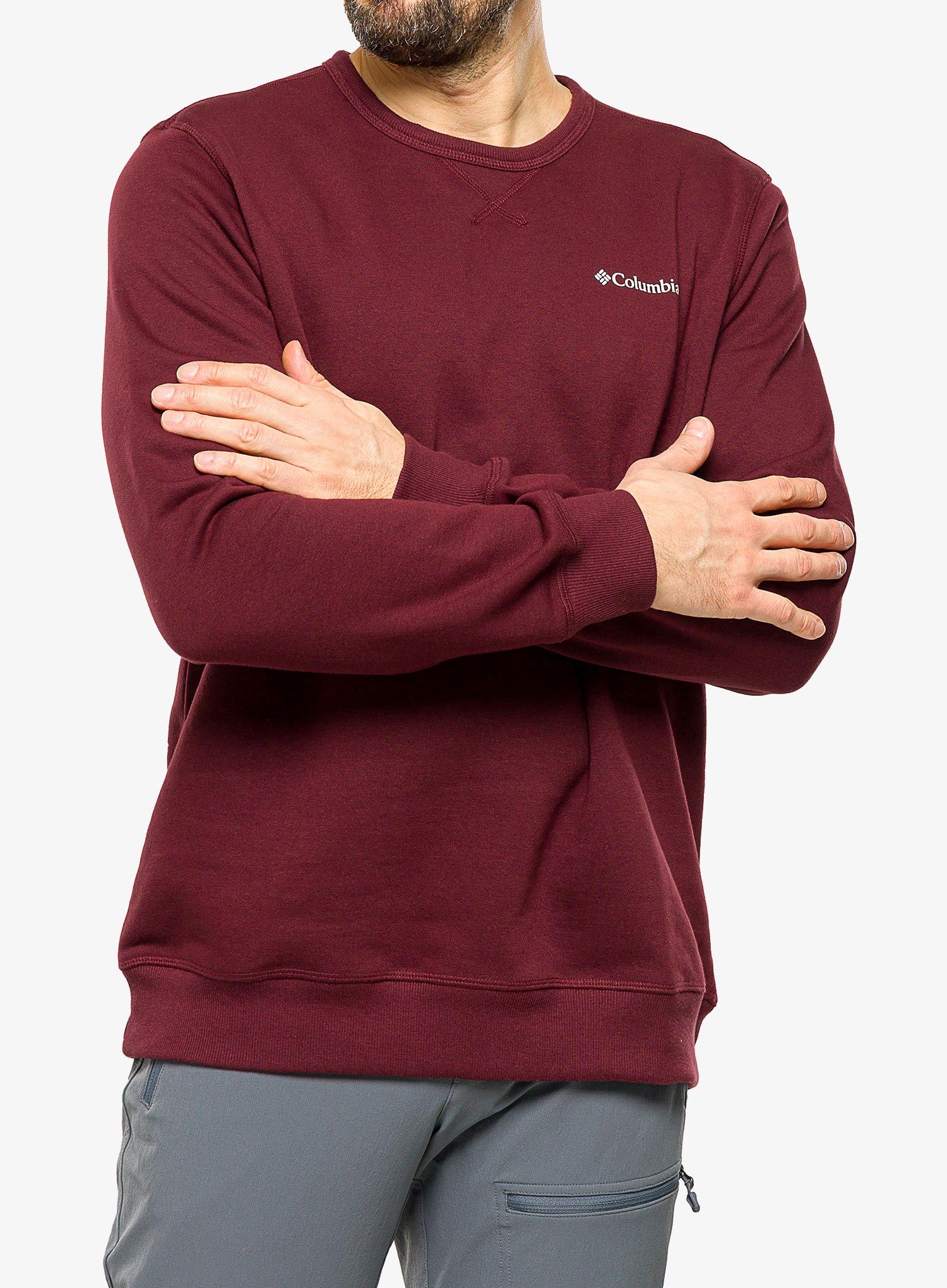 Jopica Columbia Logo Fleece Crew - elderberry/c sportswear 2