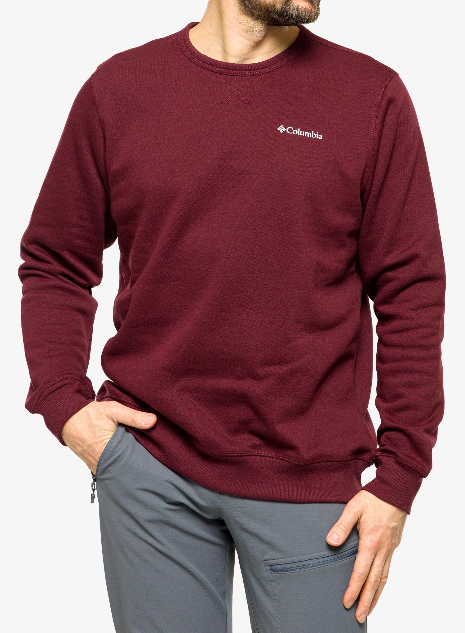 Jopica Columbia Logo Fleece Crew - elderberry/c sportswear 2
