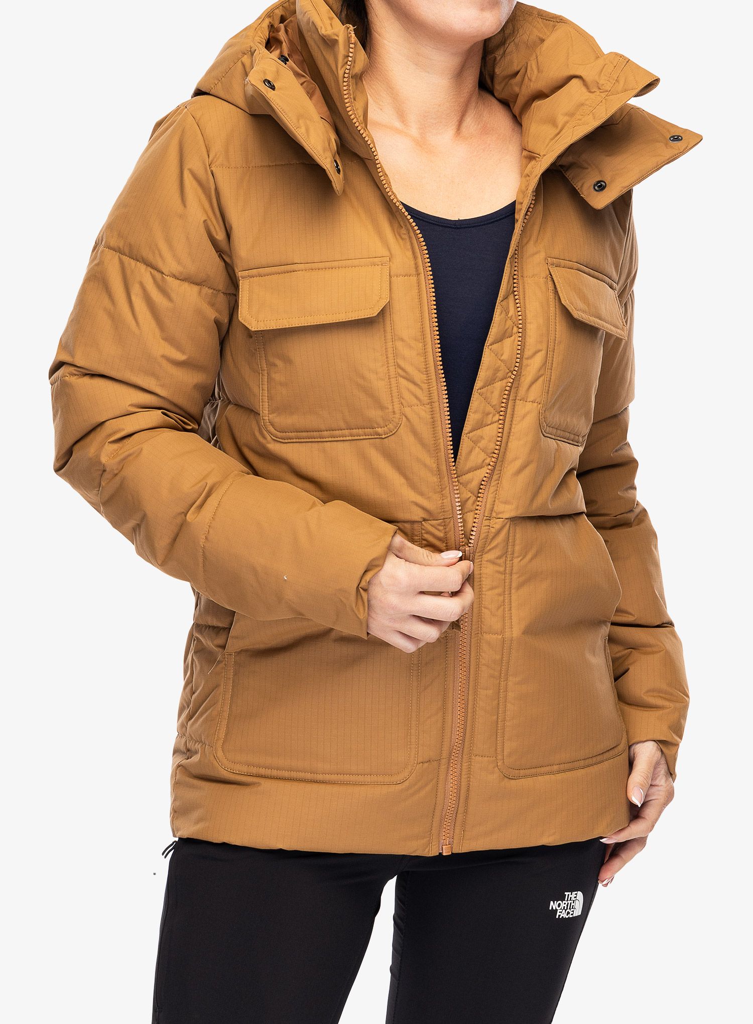 Ženska zimska jakna Columbia Longhorn Ridge Insulated Jacket - camel brown