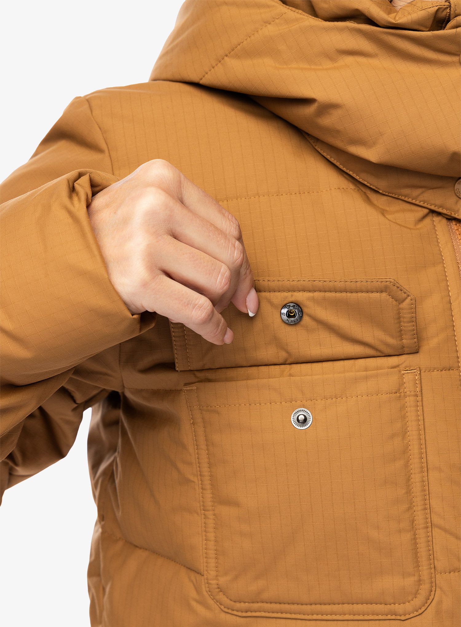 Ženska zimska jakna Columbia Longhorn Ridge Insulated Jacket - camel brown