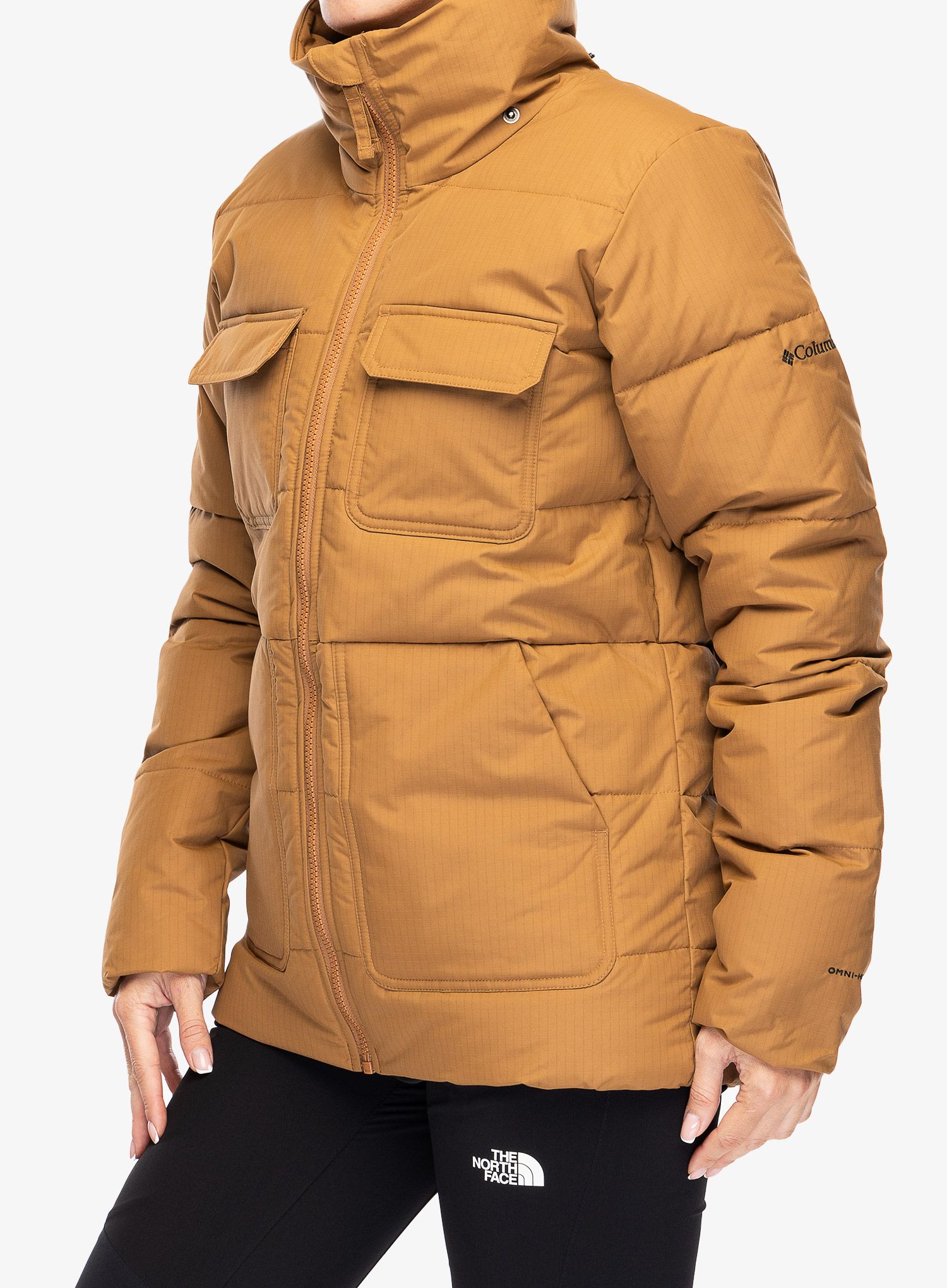 Ženska zimska jakna Columbia Longhorn Ridge Insulated Jacket - camel brown