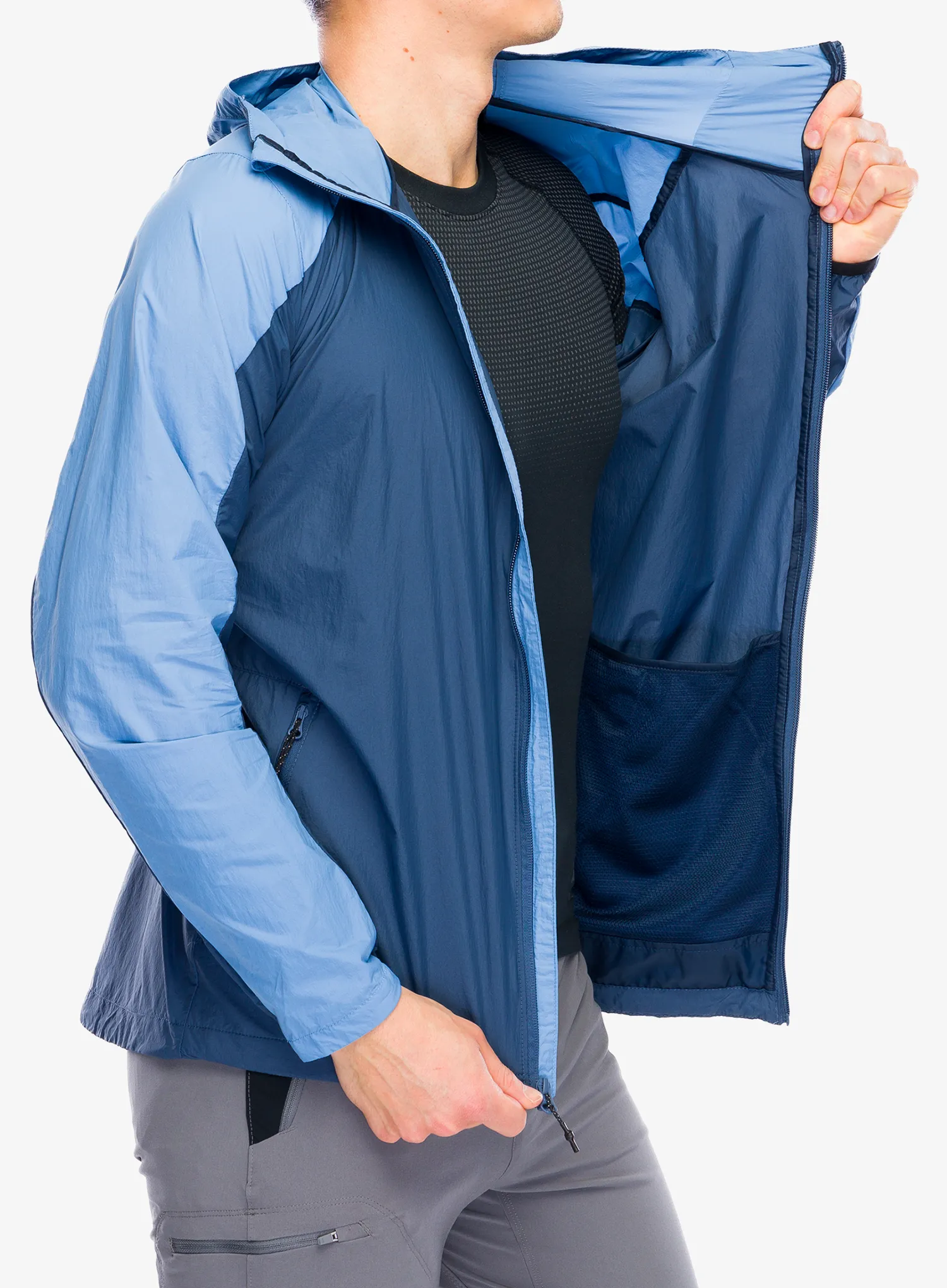 Vetrovka Columbia Loop Trail II Windbreaker - dark mountain/skyler