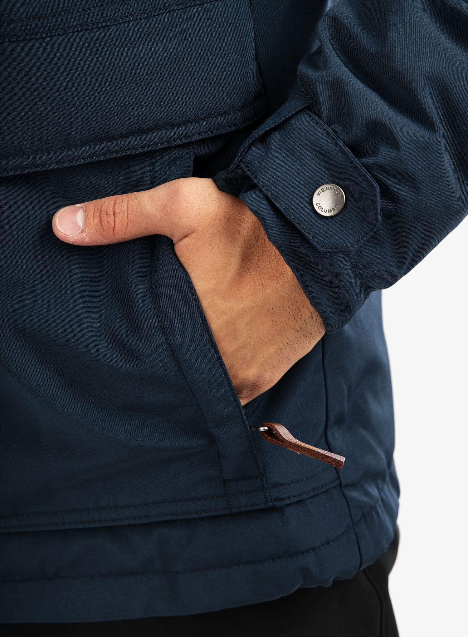Moška zimska jakna Columbia Marquam Peak Jacket - collegiate navy