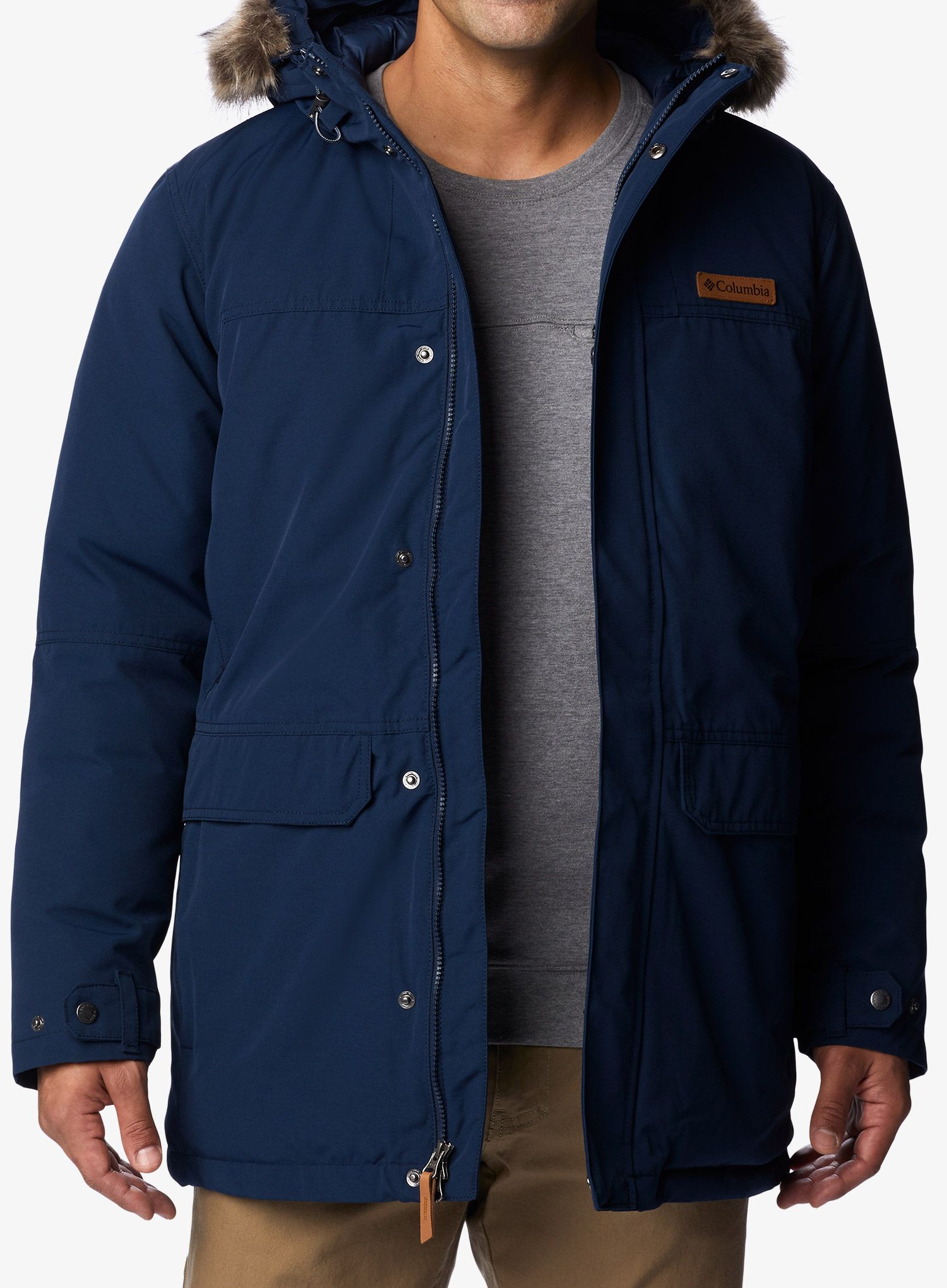 Zimska jakna Columbia Marquam Peak Parka - collegiate navy