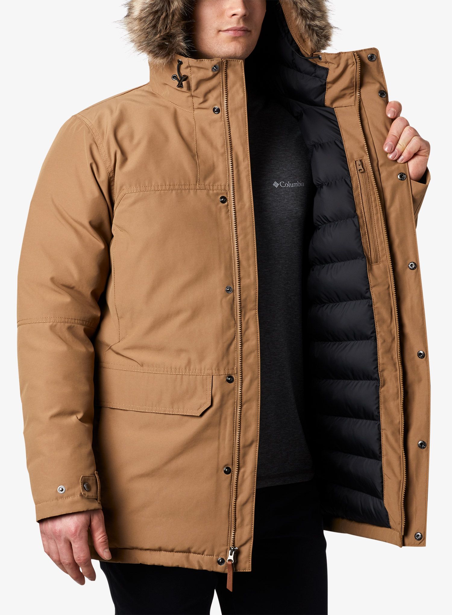 Moška zimska jakna Columbia Marquam Peak Parka - delta