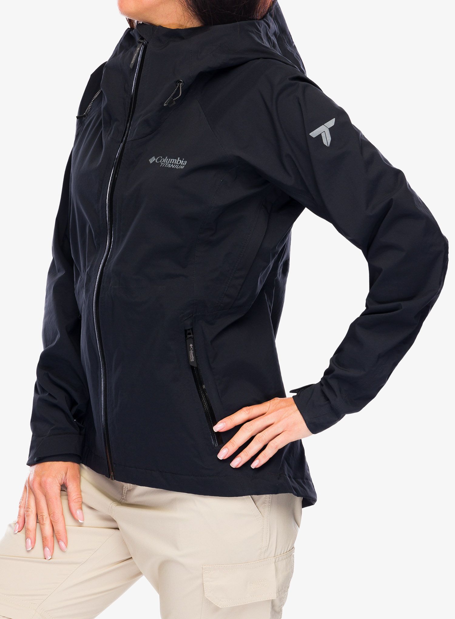 Ženska nepremočljiva jakna Columbia Mazama Trail Shell - black