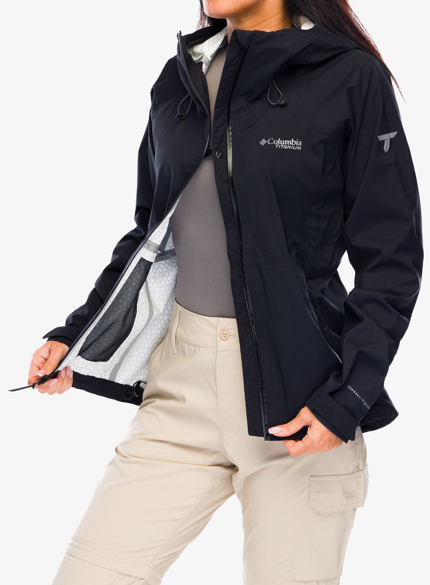 Ženska nepremočljiva jakna Columbia Mazama Trail Shell - black