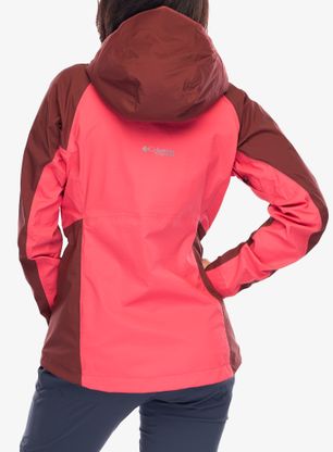 Ženska nepremočljiva jakna Columbia Mazama Trail Shell - juicy/spice