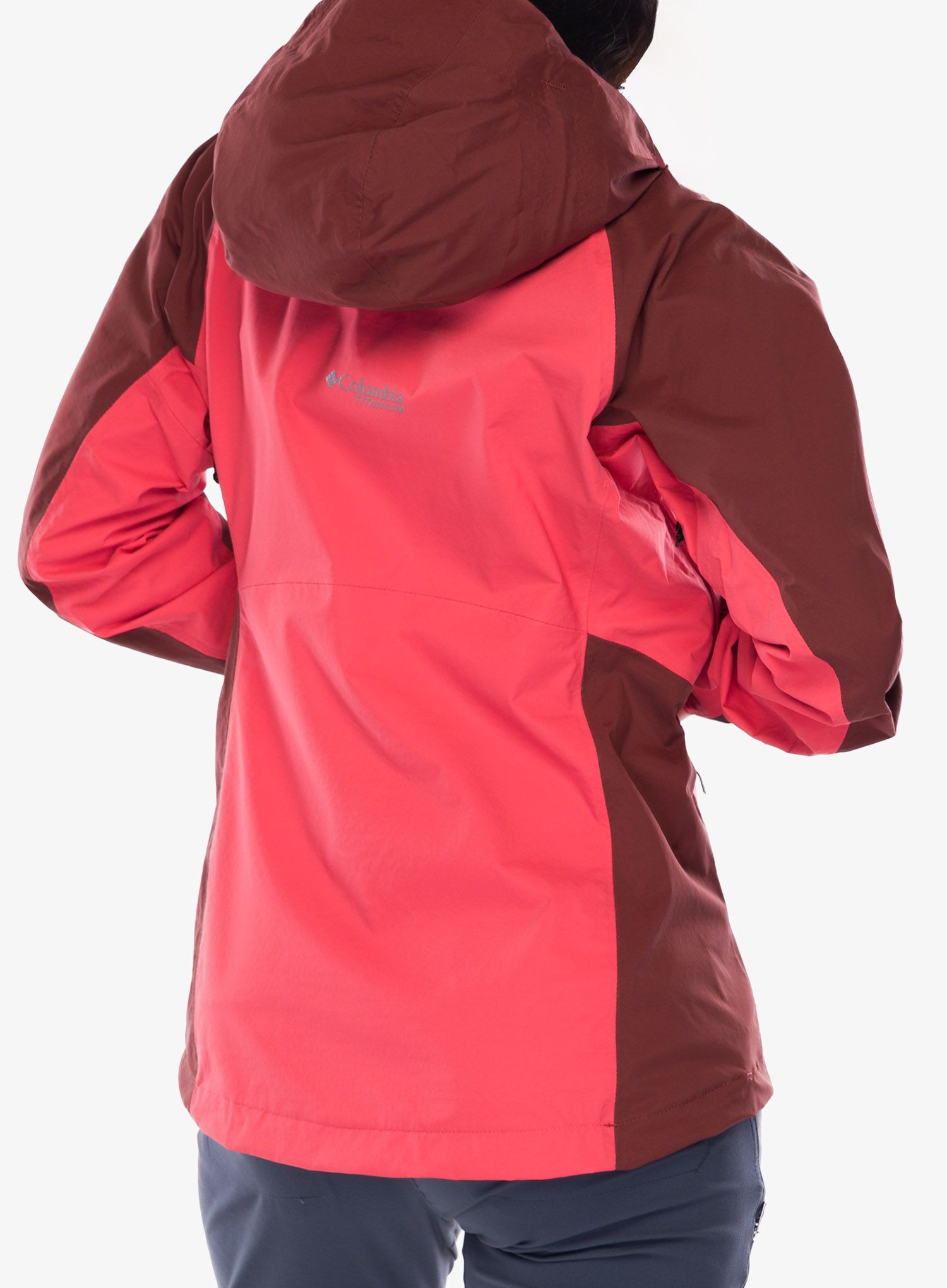 Ženska nepremočljiva jakna Columbia Mazama Trail Shell - juicy/spice