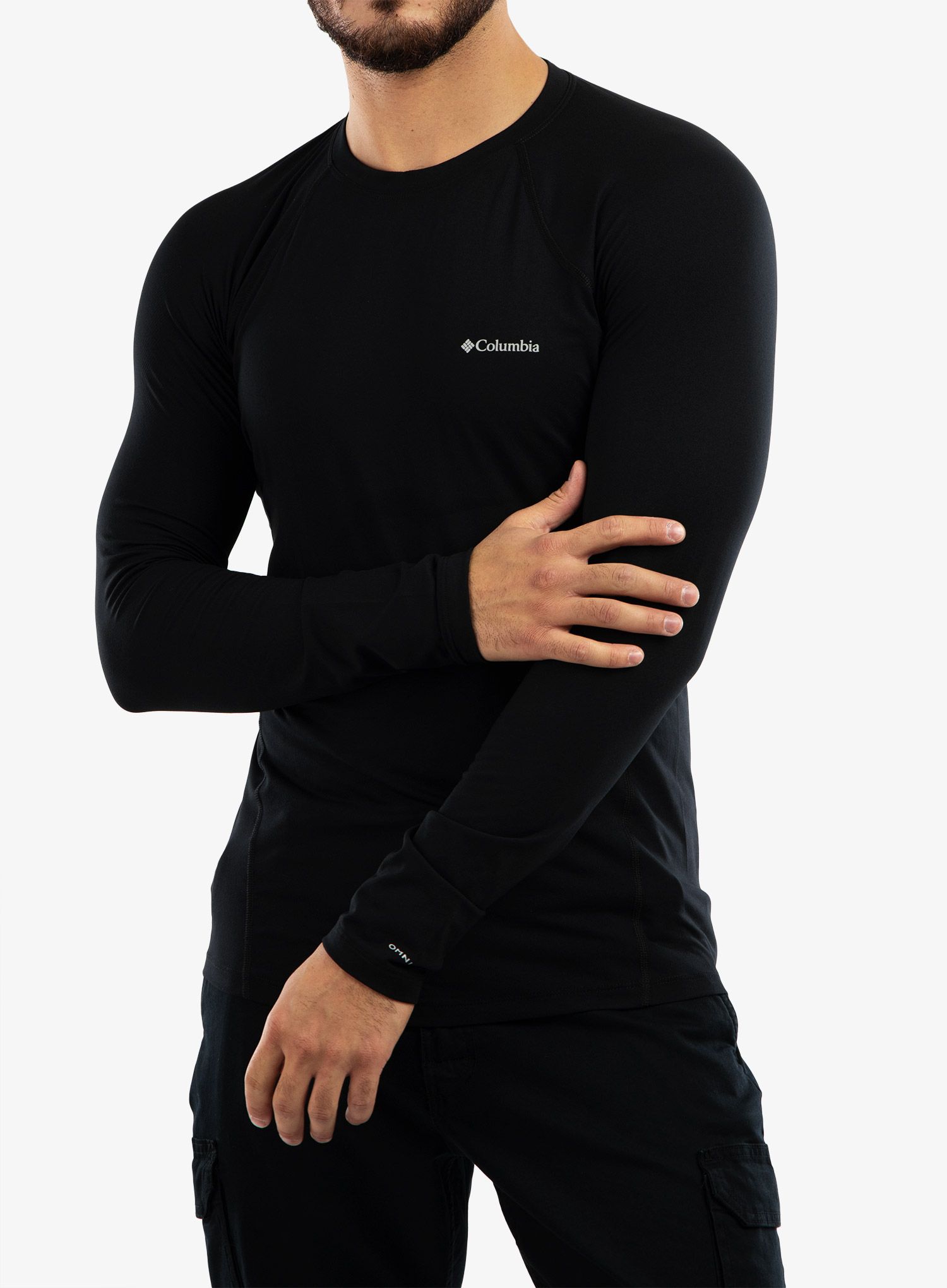 Termo flis jopa Columbia Midweight Stretch Long Sleeve Top black - Black