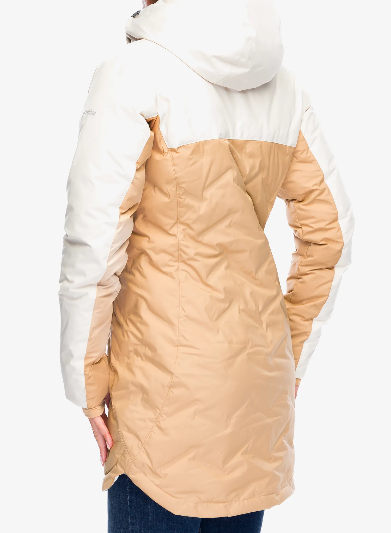 Puhast plašč Columbia Mountain Croo III Mid Down Jacket - canoe/chalk