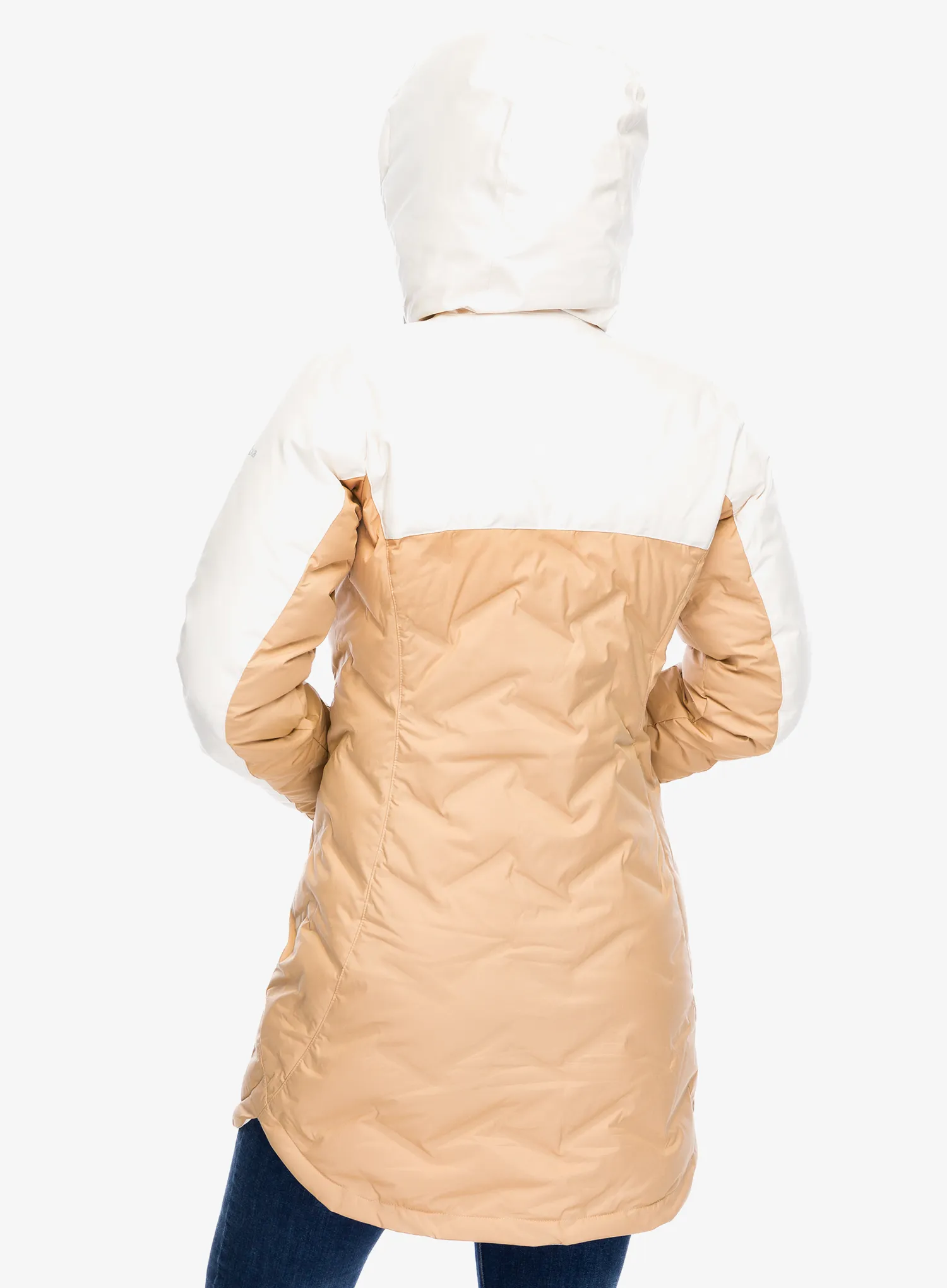 Puhast plašč Columbia Mountain Croo III Mid Down Jacket - canoe/chalk