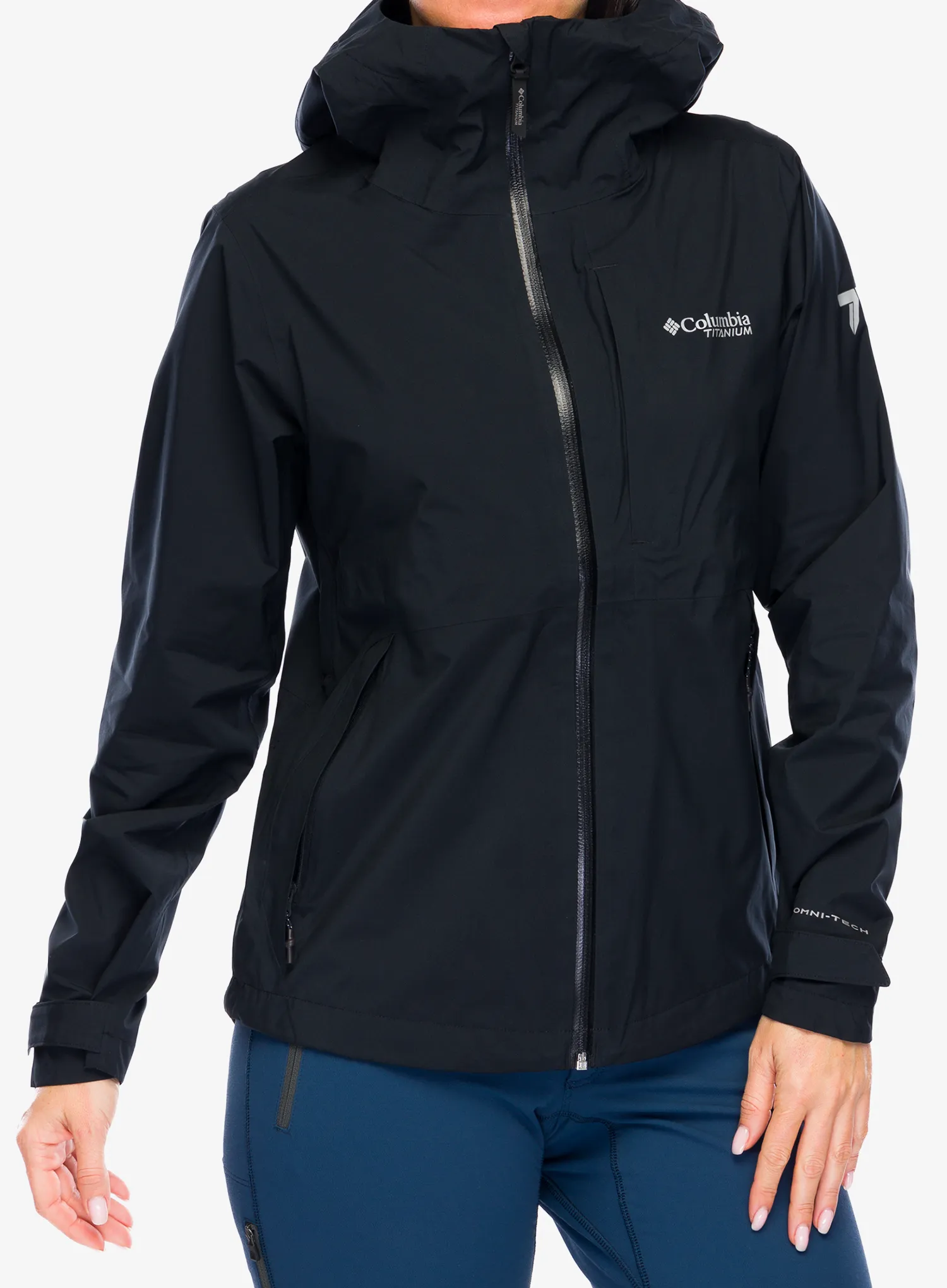 Ženska nepremočljiva jakna Columbia OmniTech AmpliDry II Shell - black