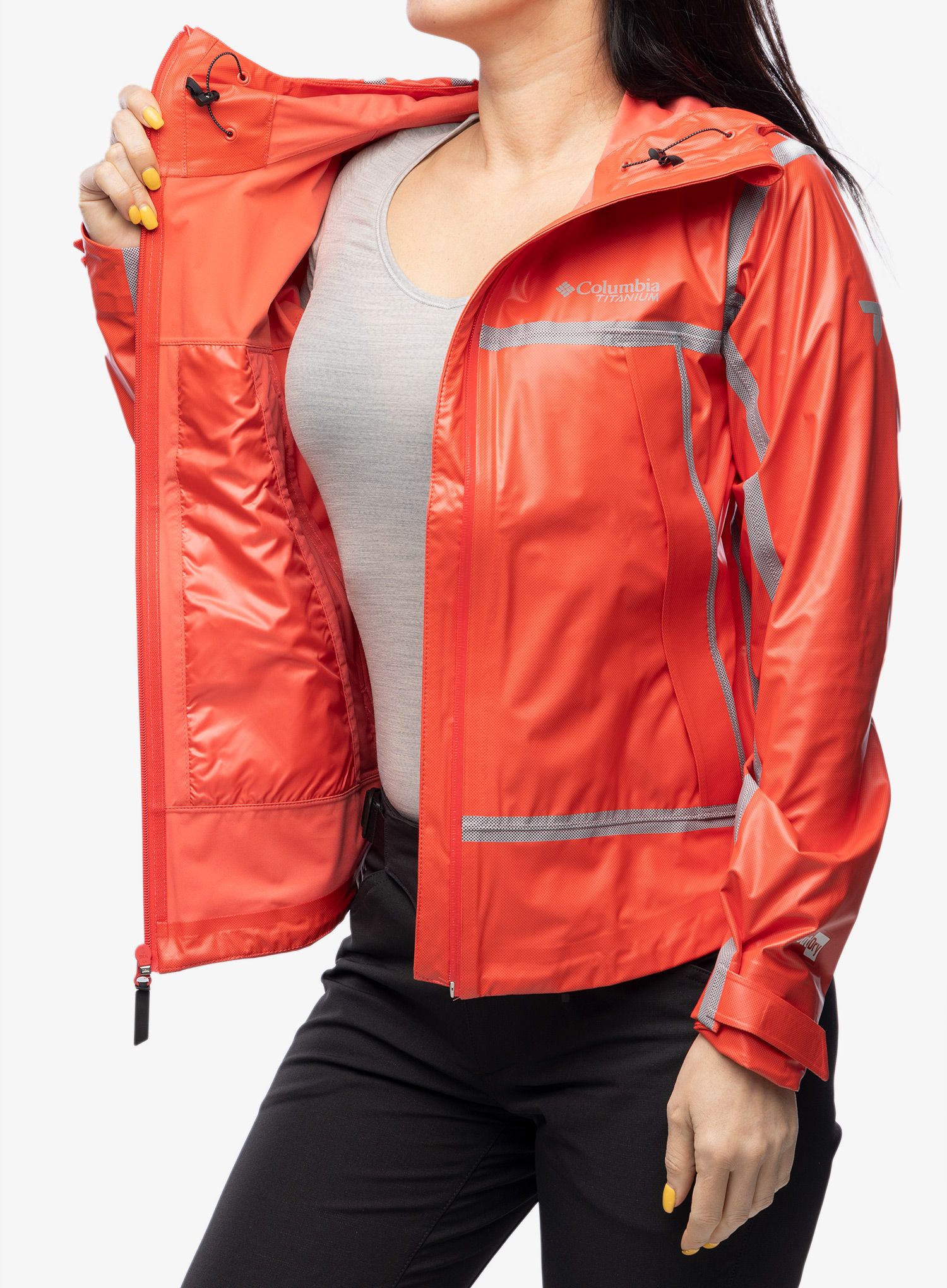 Ženska nepremočljiva jakna Columbia OutDry Extreme Wyldwood Shell - juicy