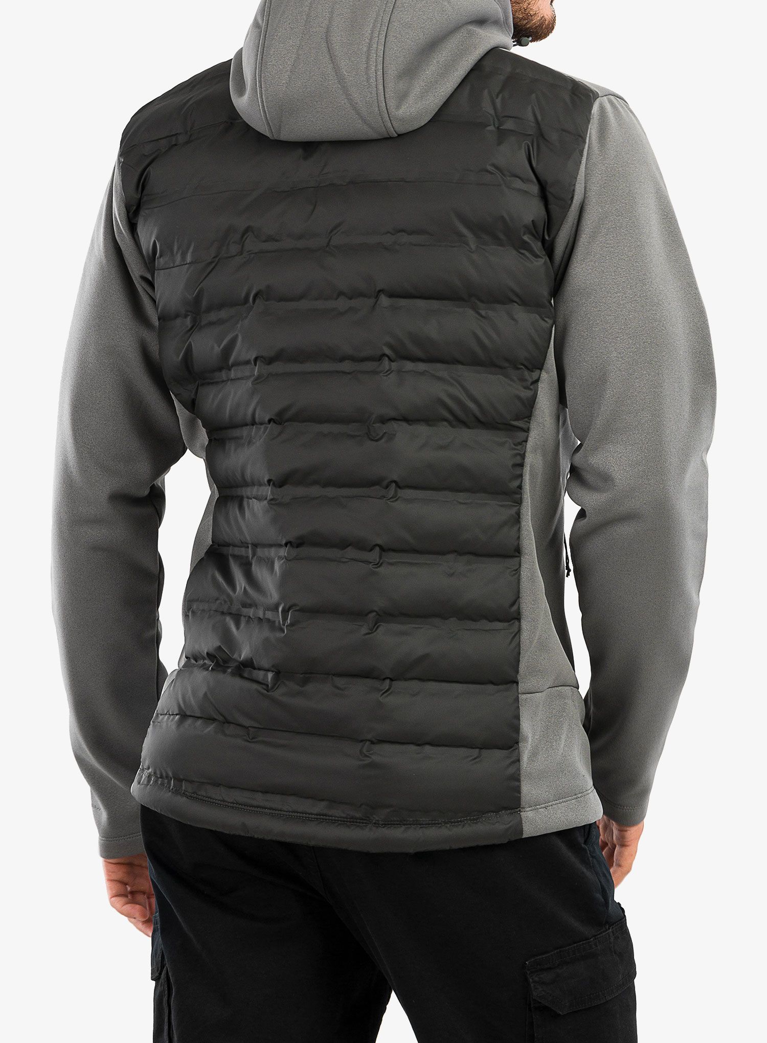 Moška jakna Columbia Out-Shield Insulated Full Zip Hoodie - city grey/shark