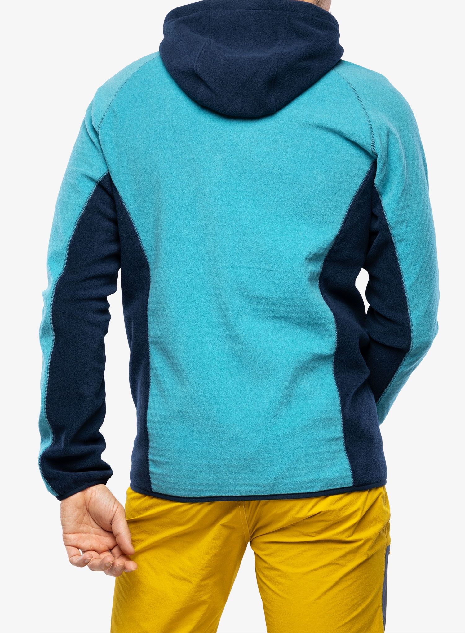 Moška jopica Columbia Outdoor Tracks Hooded Full Zip - shasta/collegiate navy