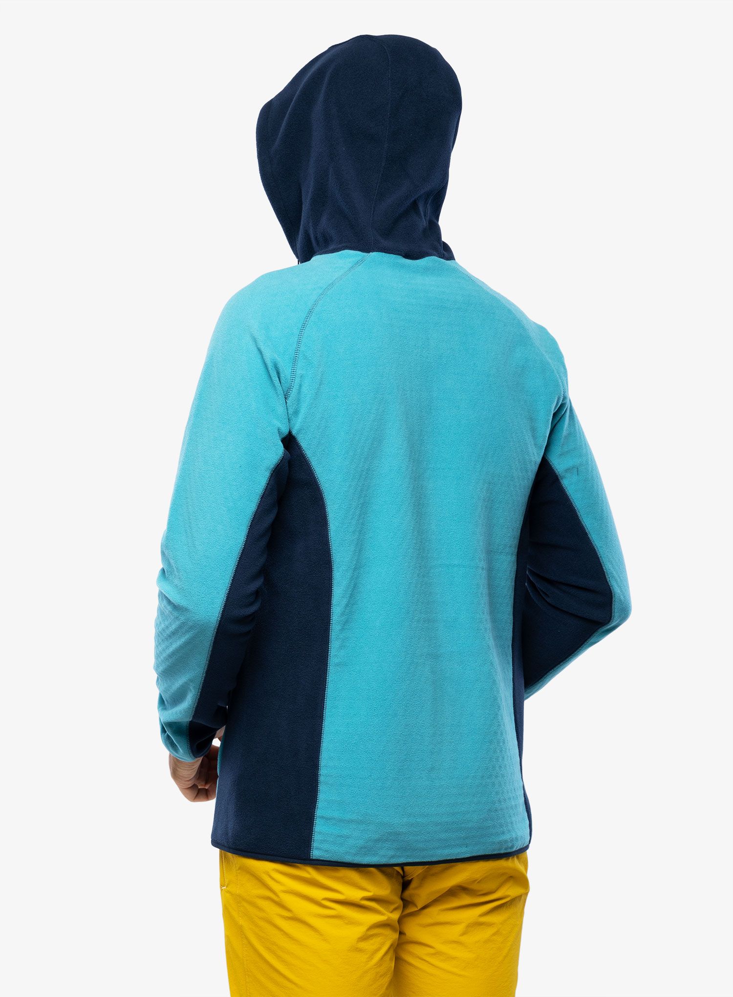 Moška jopica Columbia Outdoor Tracks Hooded Full Zip - shasta/collegiate navy