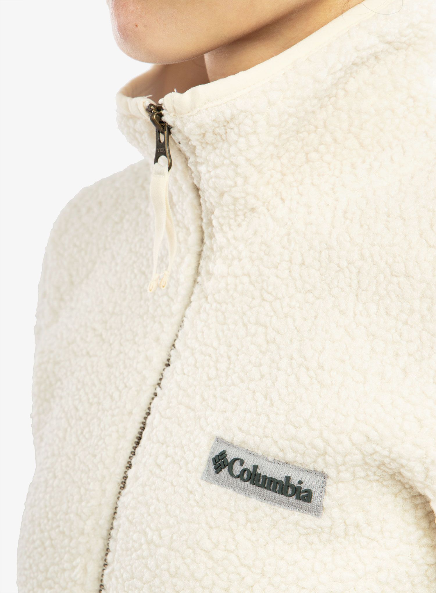 Ženski flis Columbia Panorama Full Zip - chalk