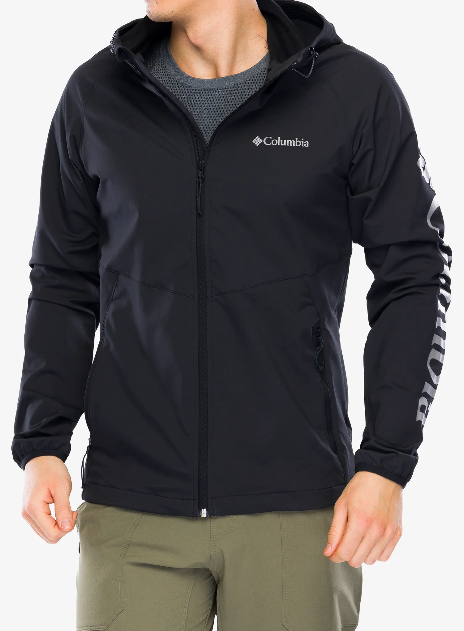 Softshell jakna Columbia Panther Creek Jacket - black