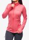 Ženska jopica z zadrgo Columbia Park View Grid Fleece Full Zip - juicy heather