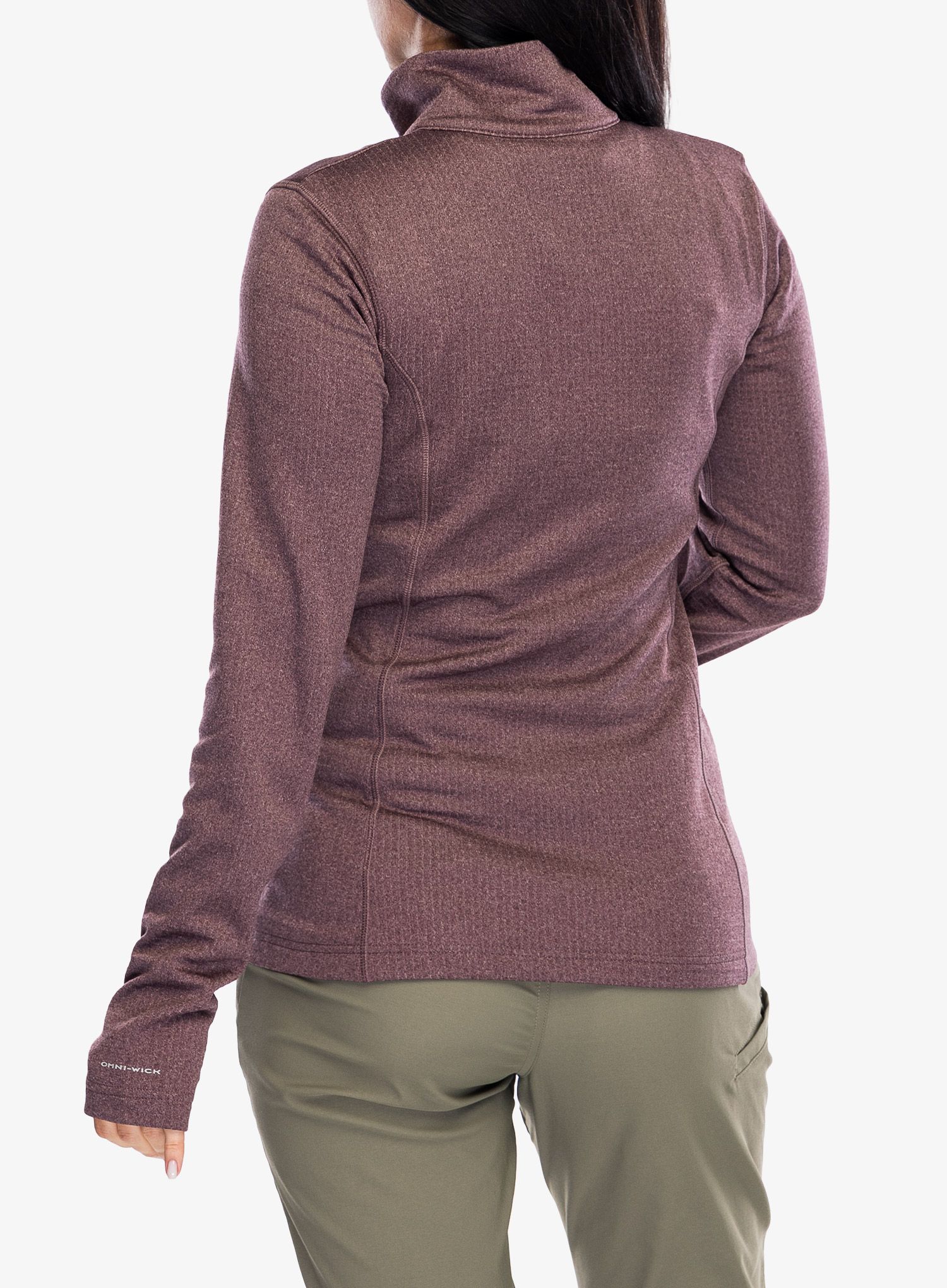 Ženska jopica brez kapuce Columbia Park View Grid Fleece Full Zip - moonvista