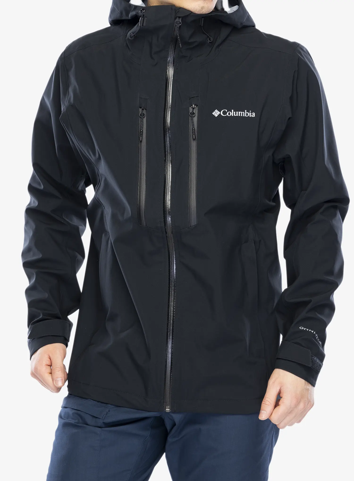 Nepremočljiva jakna Columbia Peak Creek Shell - black