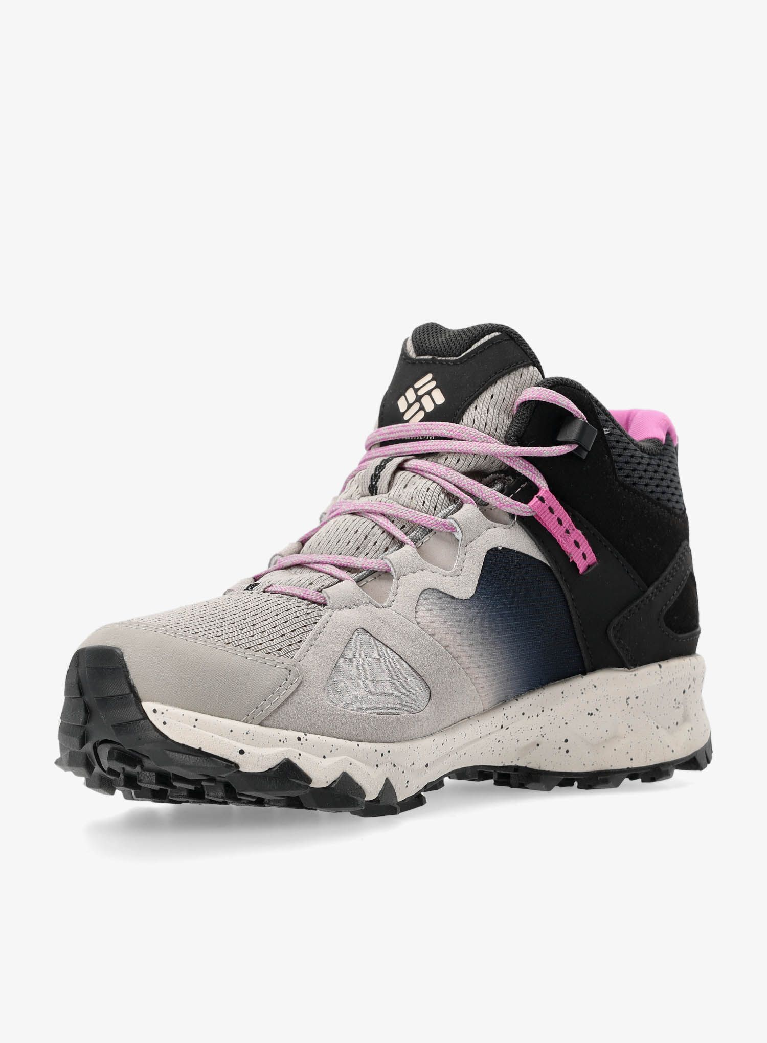 Ženski pohodniški čevlji Columbia Peakfreak Hera Mid Outdry - flint grey/berry patch