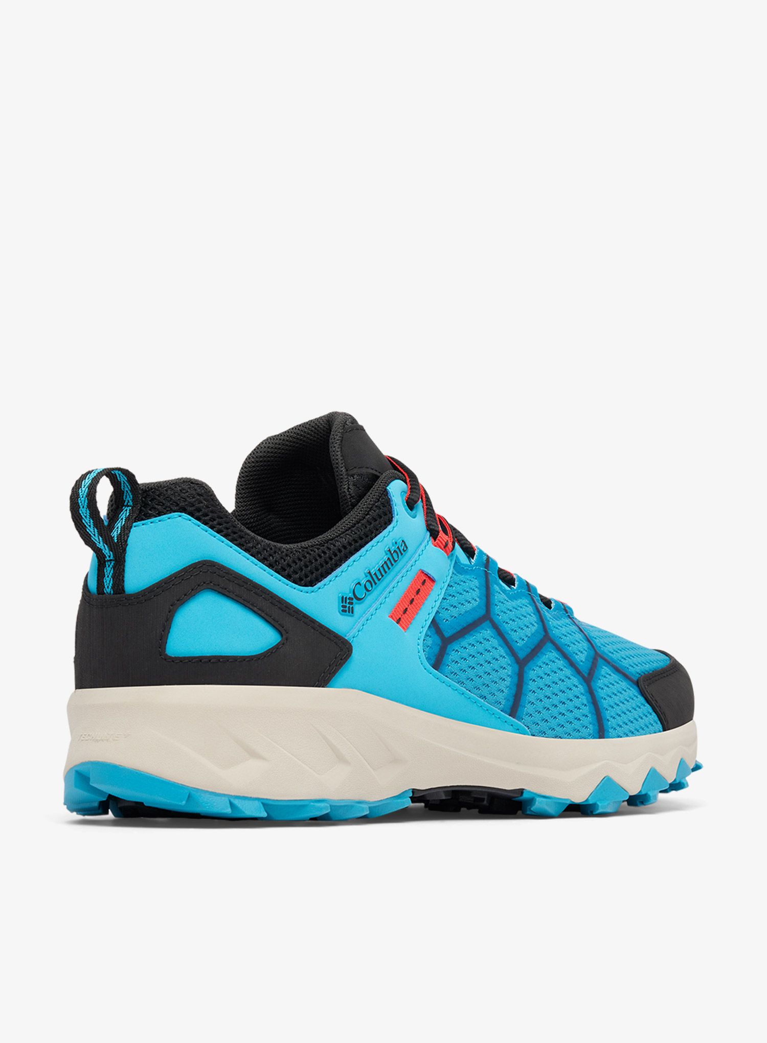 Pohodniški čevlji Columbia Peakfreak II - clear water/poppy red