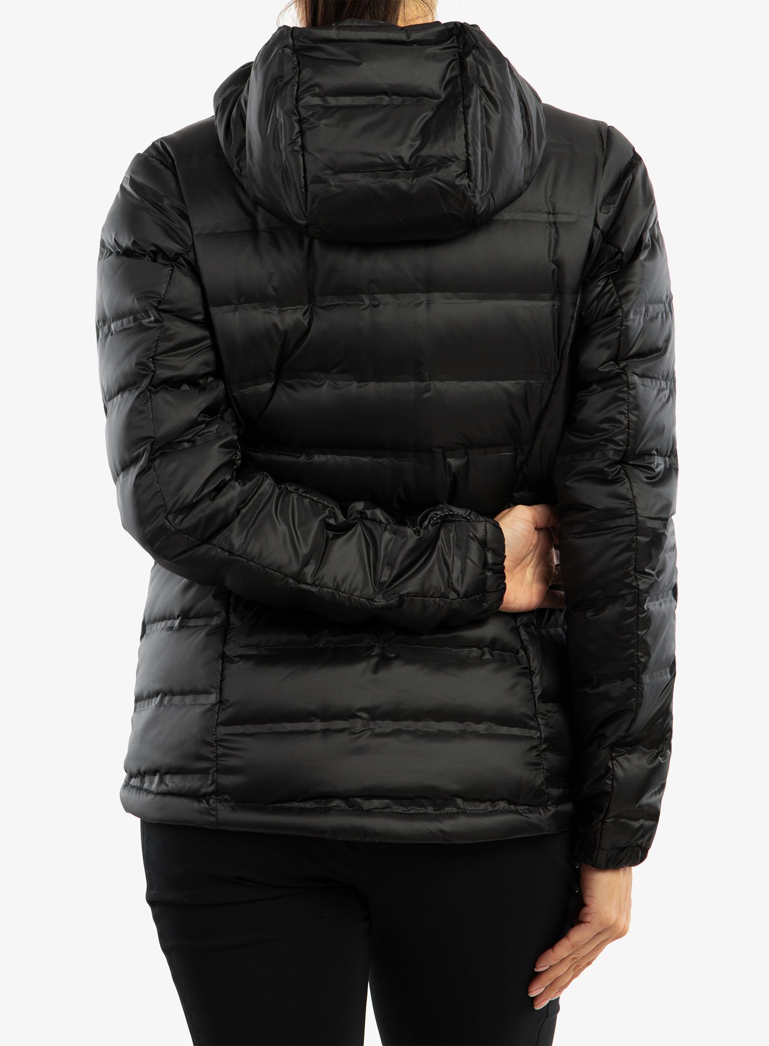Ženska puhovka Columbia Pebble Peak Down Hooded Jacket - black